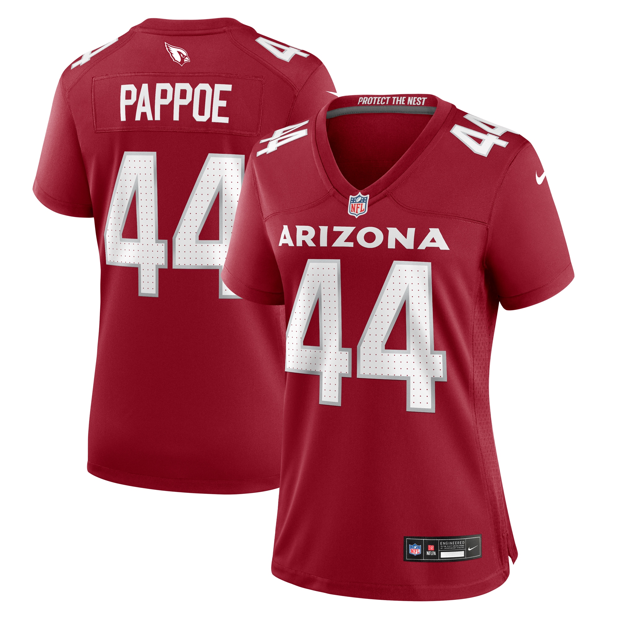 Women's Arizona Cardinals Owen Pappoe Cardinal Game Jersey Js2842