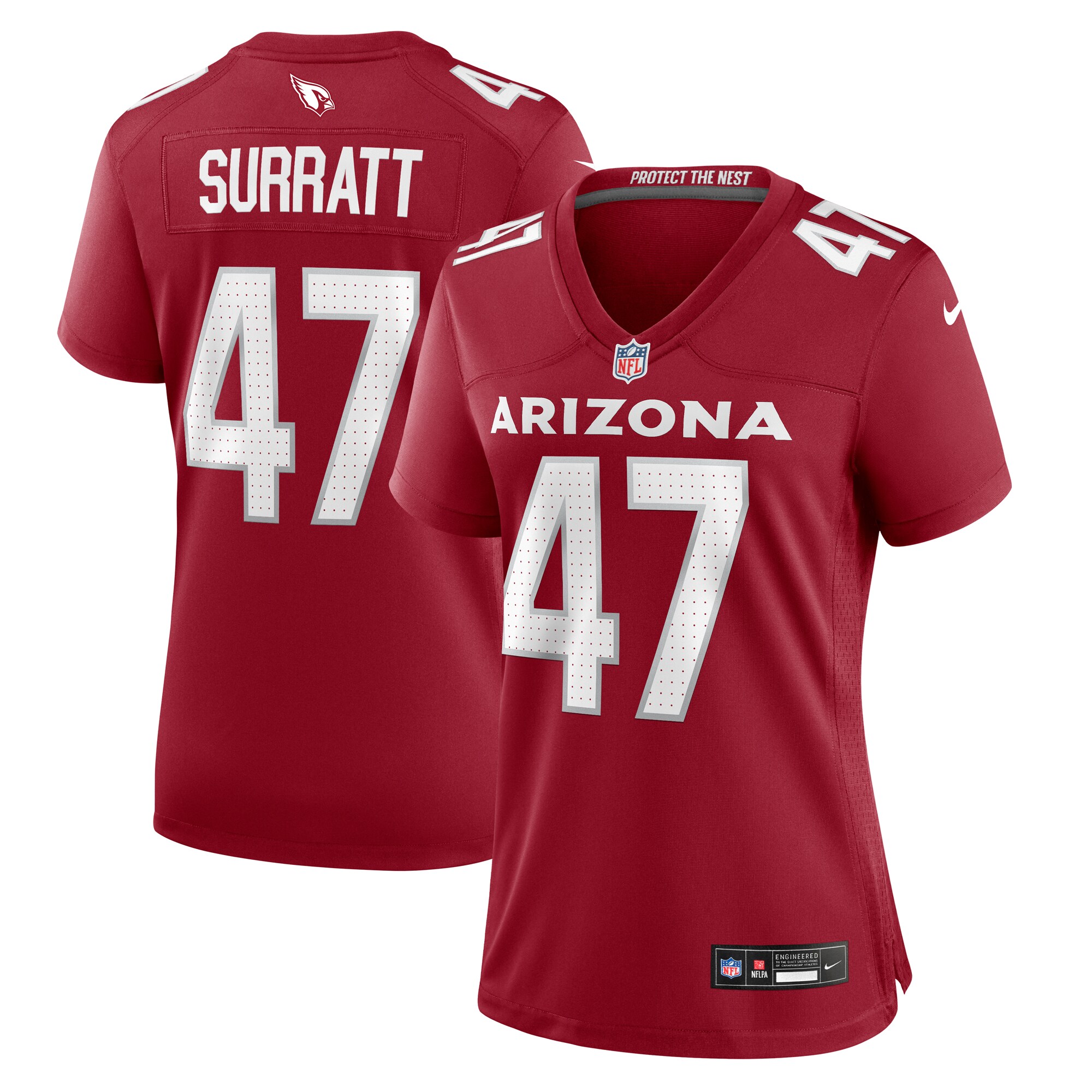 Women's Arizona Cardinals Sage Surratt Cardinal Game Jersey Js3299