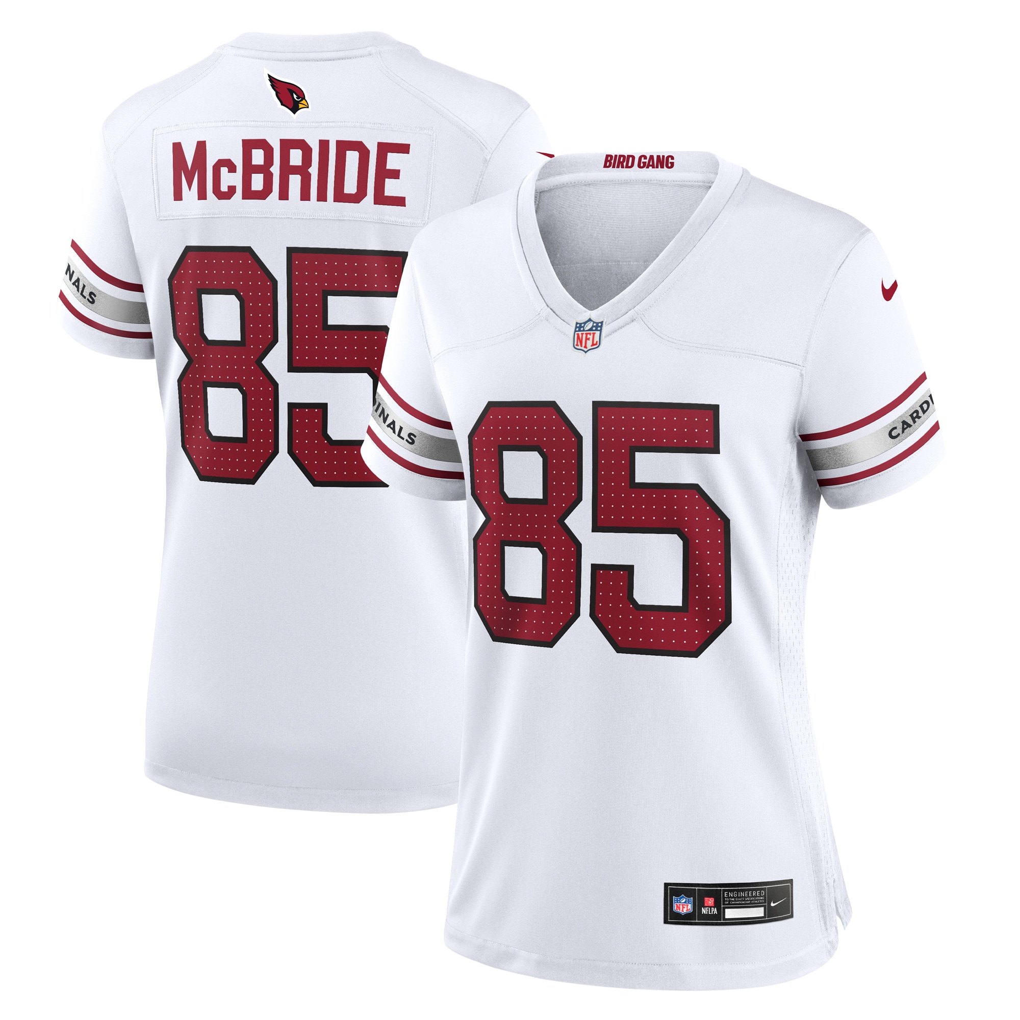 Women's Arizona Cardinals Trey Mcbride White Game Jersey Js8459