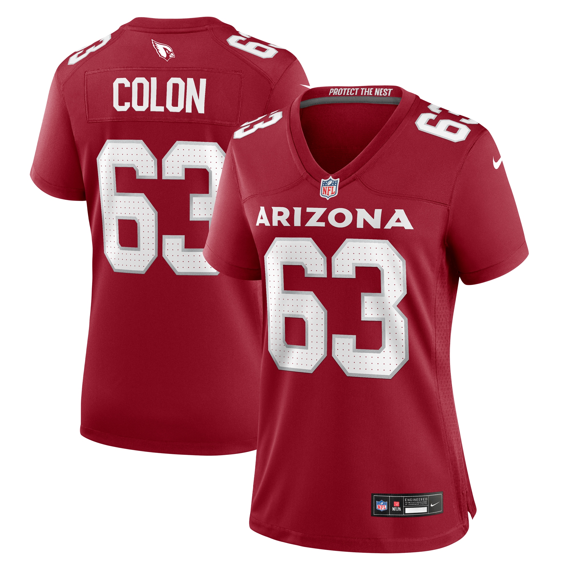 Women's Arizona Cardinals Trystan Colon Cardinal Team Game Jersey Js9924