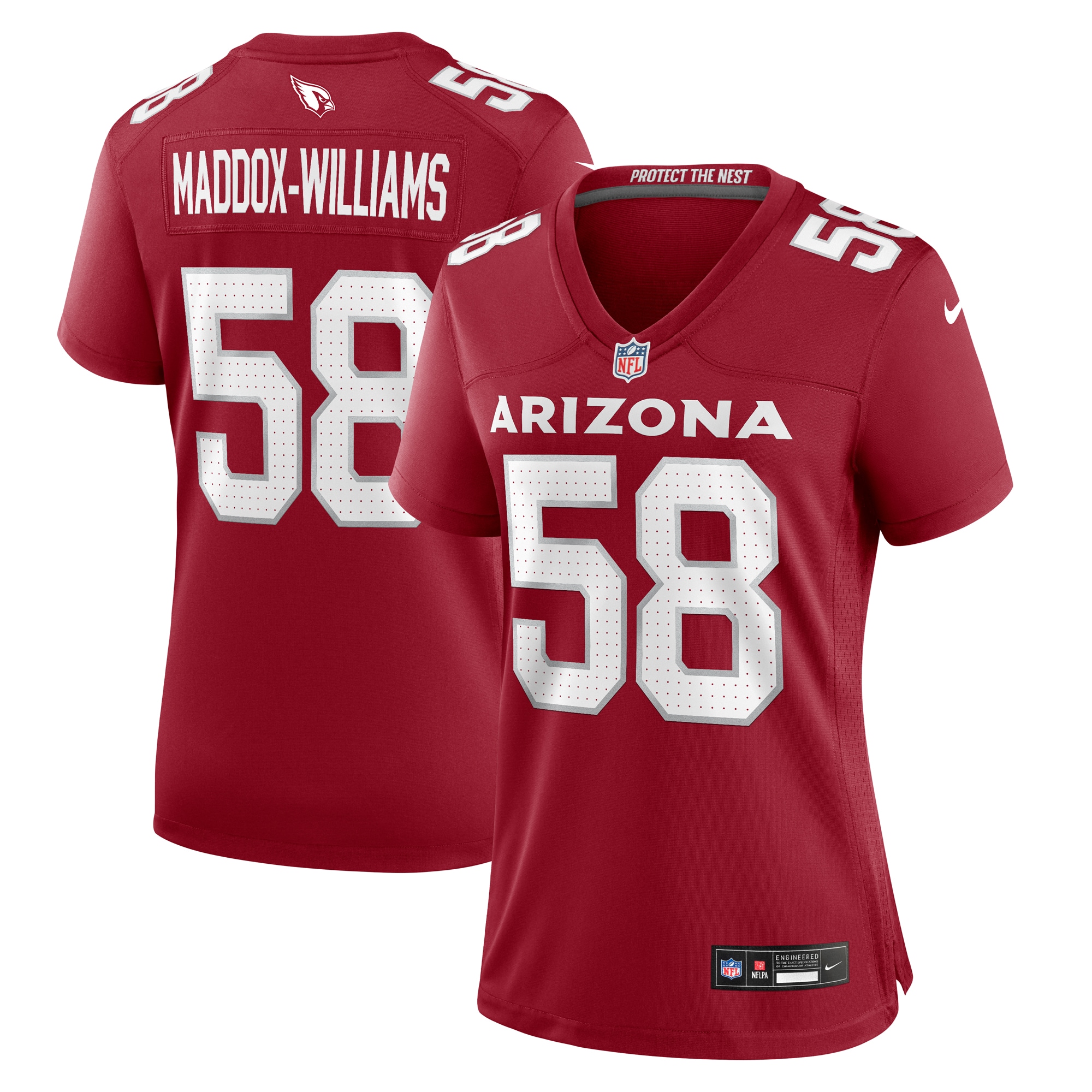 Women's Arizona Cardinals Tyreek Maddox-williams Cardinal Game Jersey Js5347