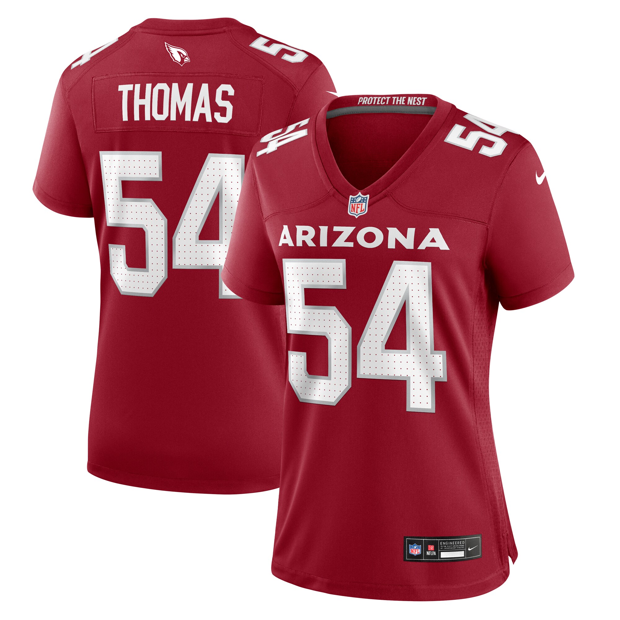 Women's Arizona Cardinals Xavier Thomas Cardinal Game Jersey Js4192