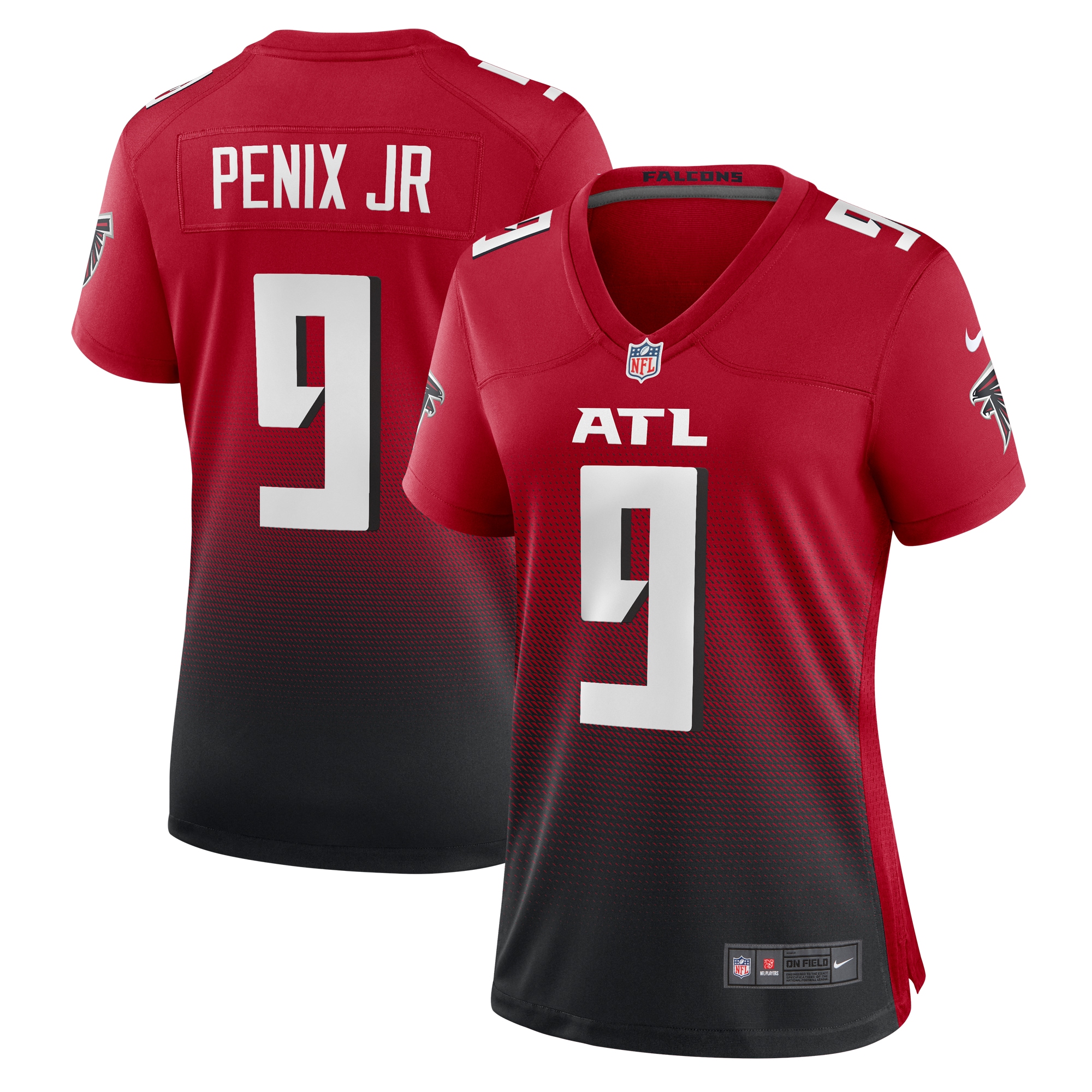 Women's Atlanta Falcons Michael Penix Jr. Red Alternate Game Jersey Js5087