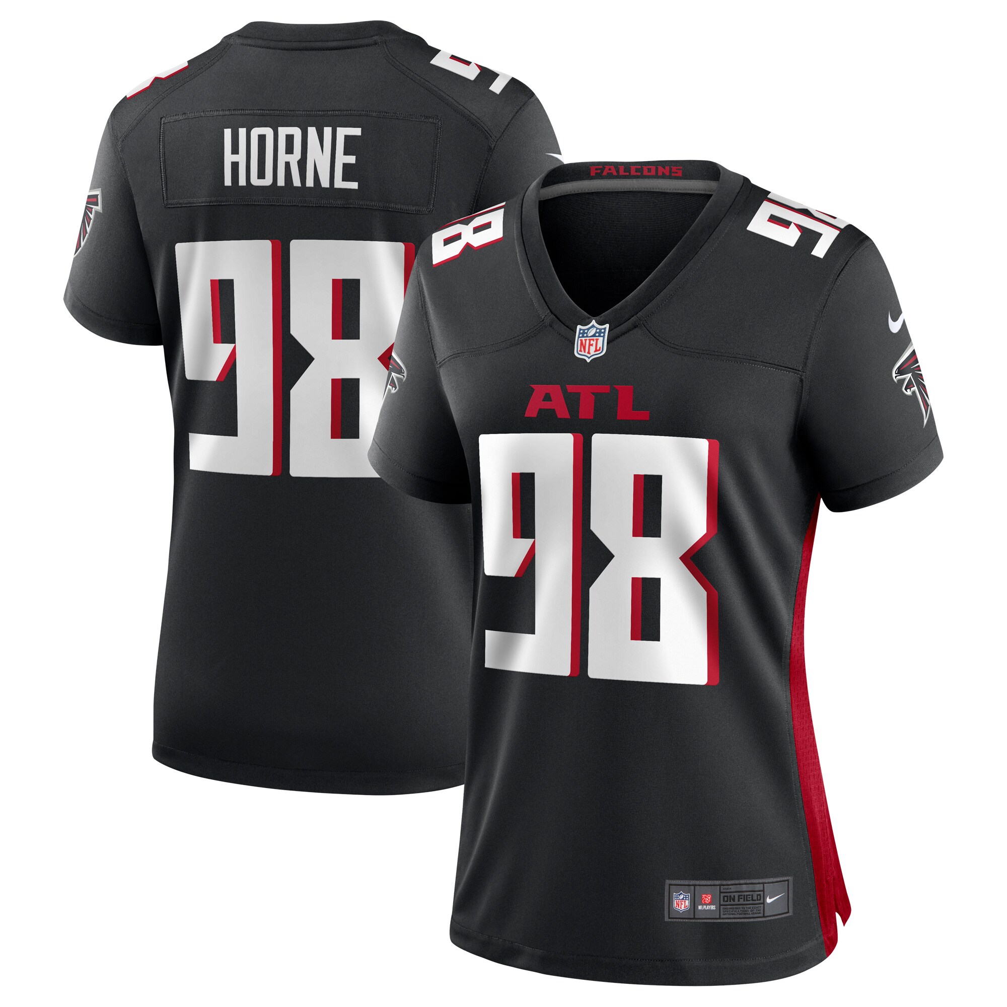 Women's Atlanta Falcons Timmy Horne Black Game Player Jersey Js8131