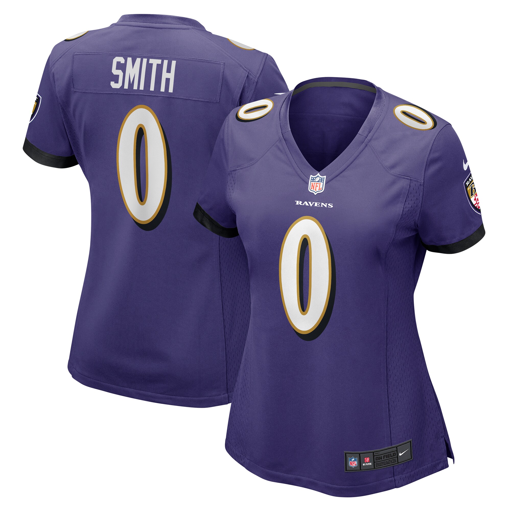 Women's Baltimore Ravens Roquan Smith Purple Team Game Jersey Js9742