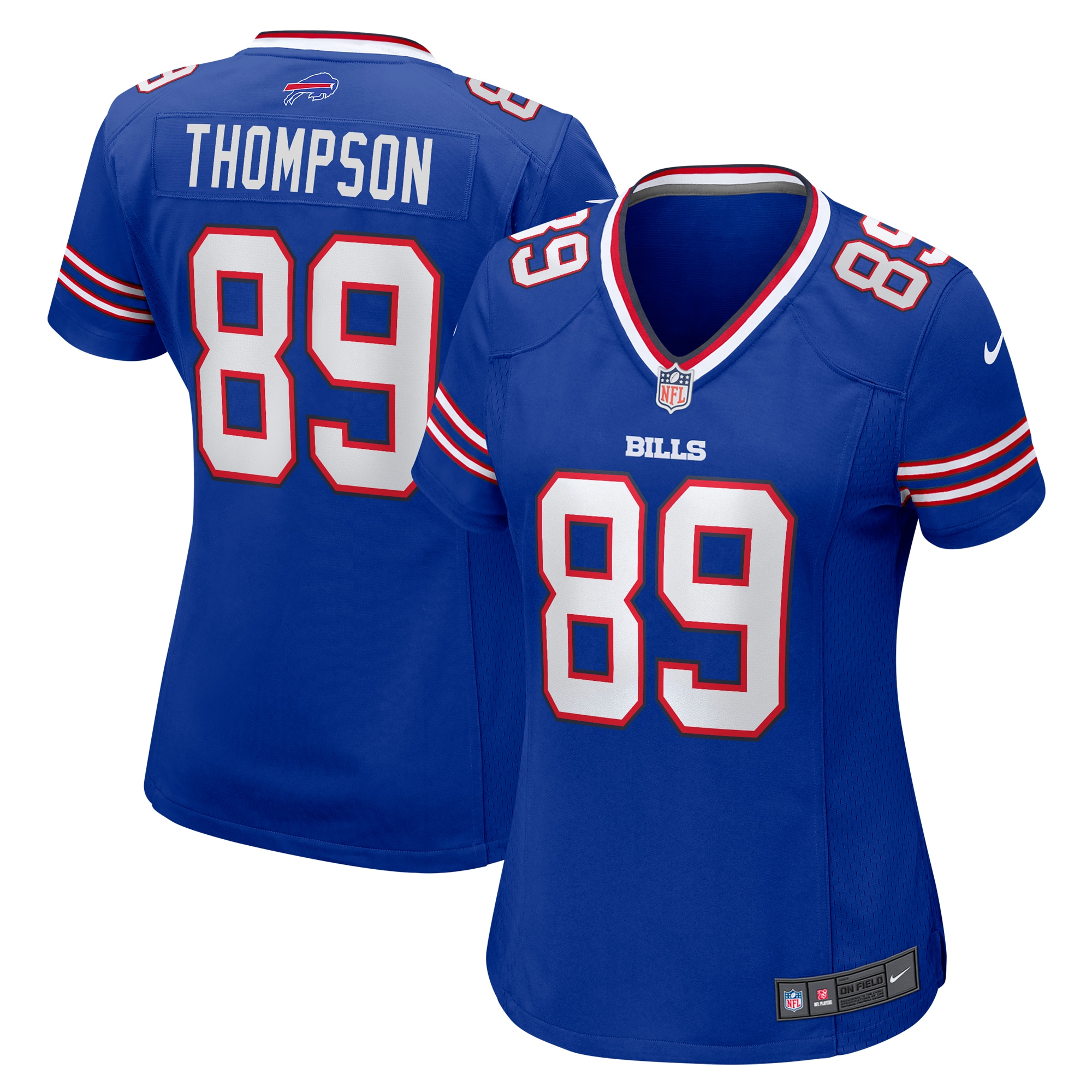 Women's Buffalo Bills Bryan Thompson Royal Team Game Jersey Js7873