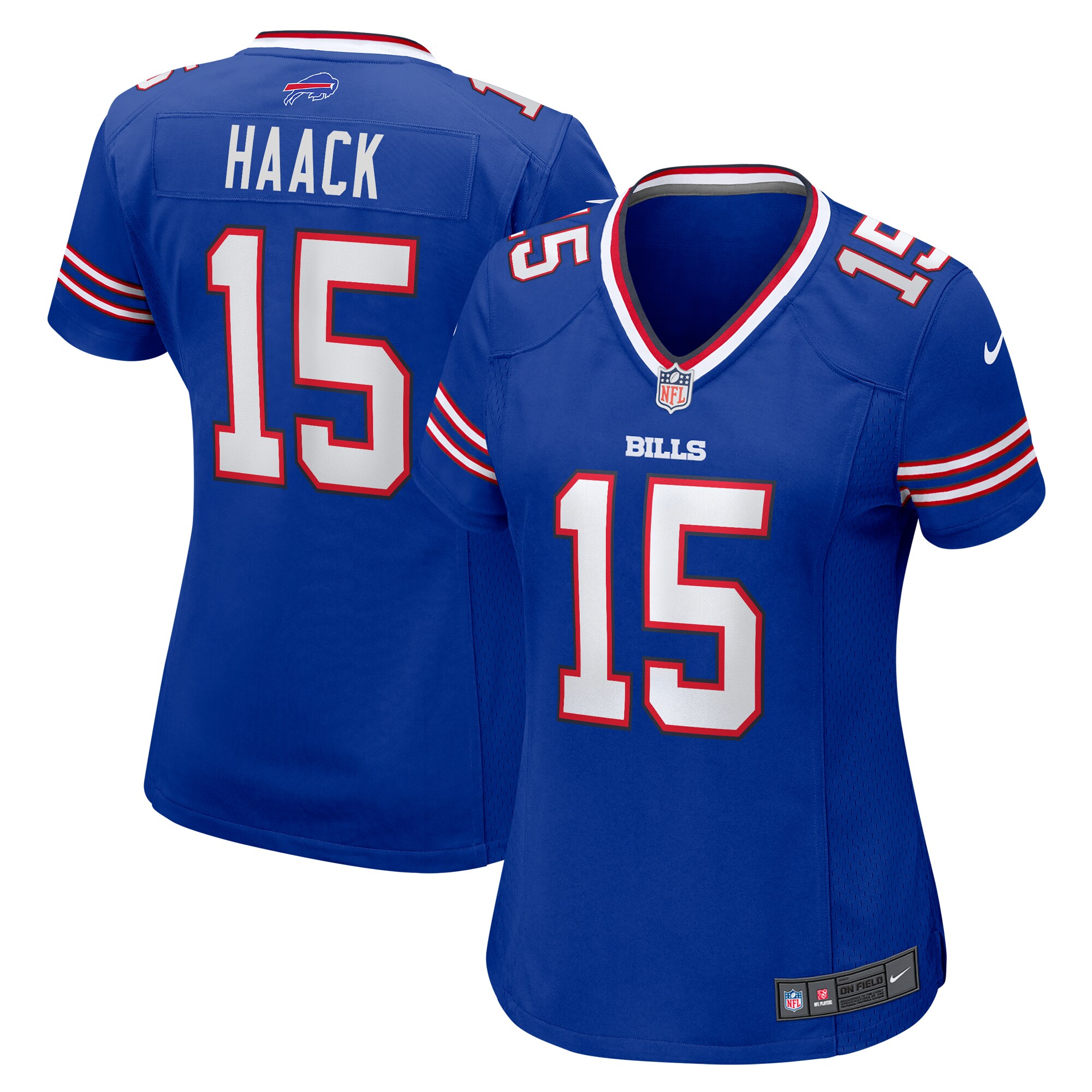 Women's Buffalo Bills Matt Haack Royal Game Jersey Js3256