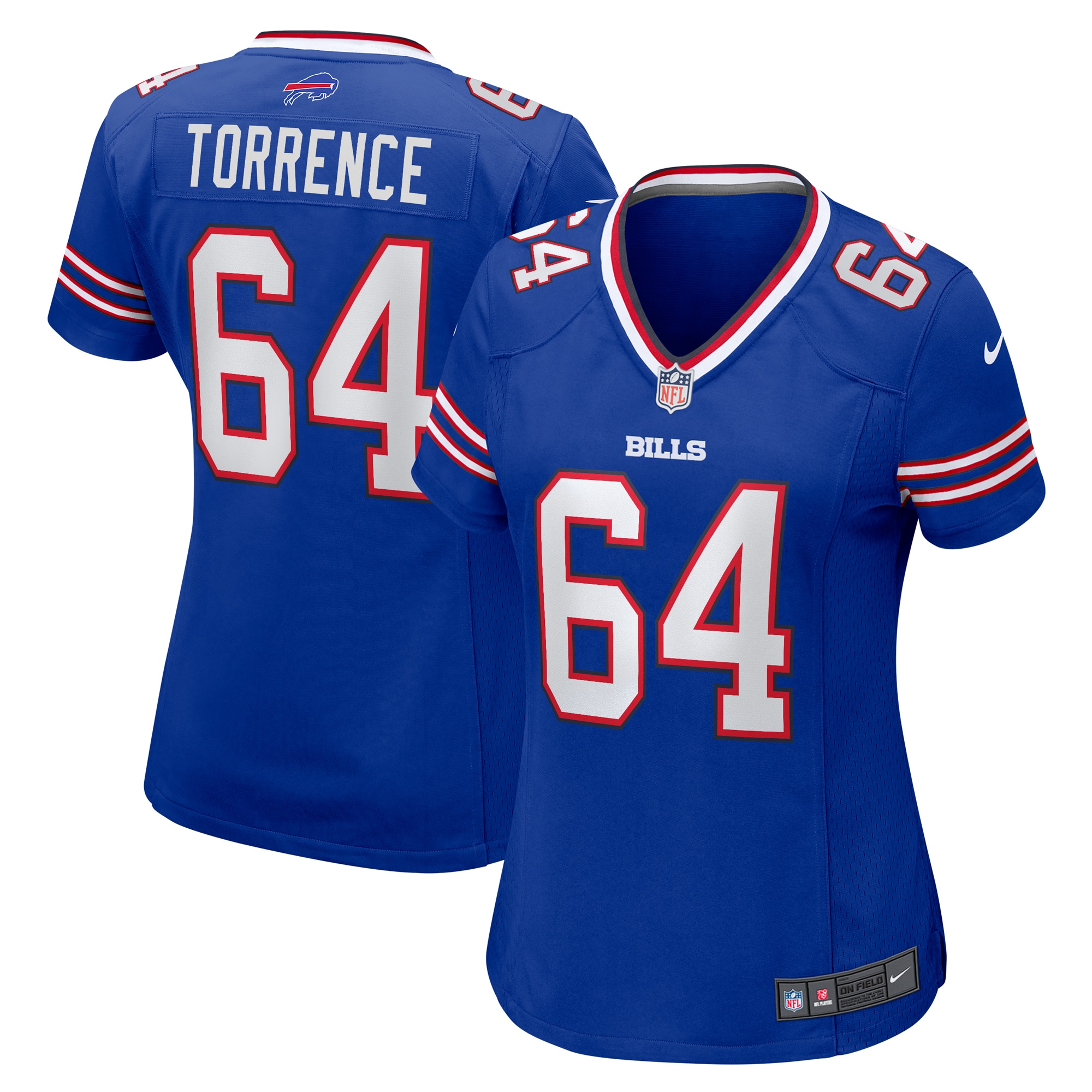 Women's Buffalo Bills O'cyrus Torrence Royal Home Game Jersey Js6347
