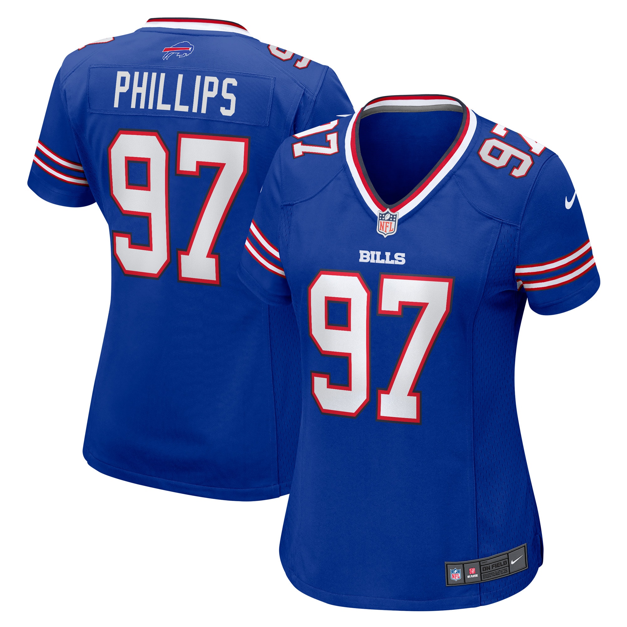 Women's Buffalo Bills Phillips Royal Game Jersey Js4992