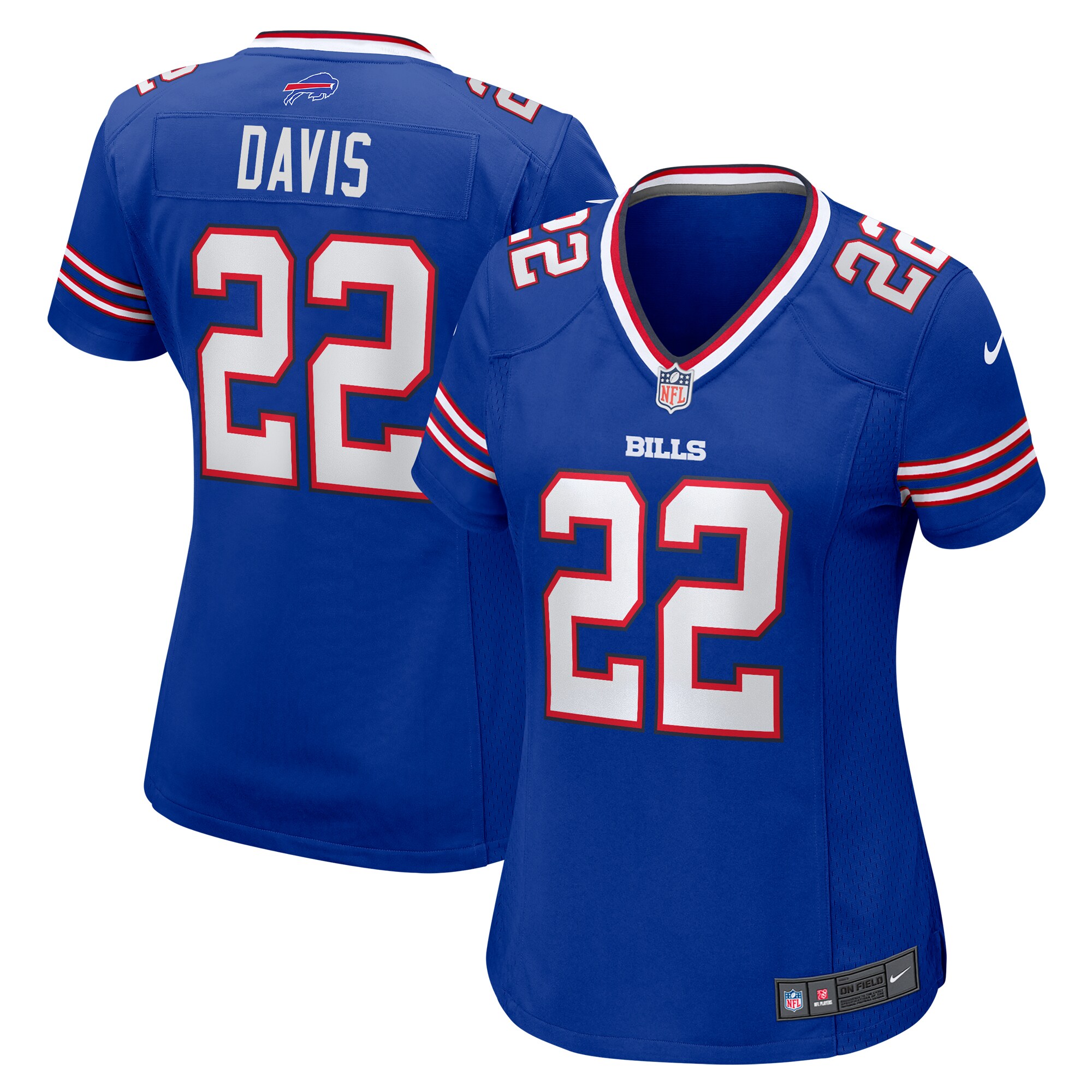 Women's Buffalo Bills Ray Davis Royal Game Jersey Js1507
