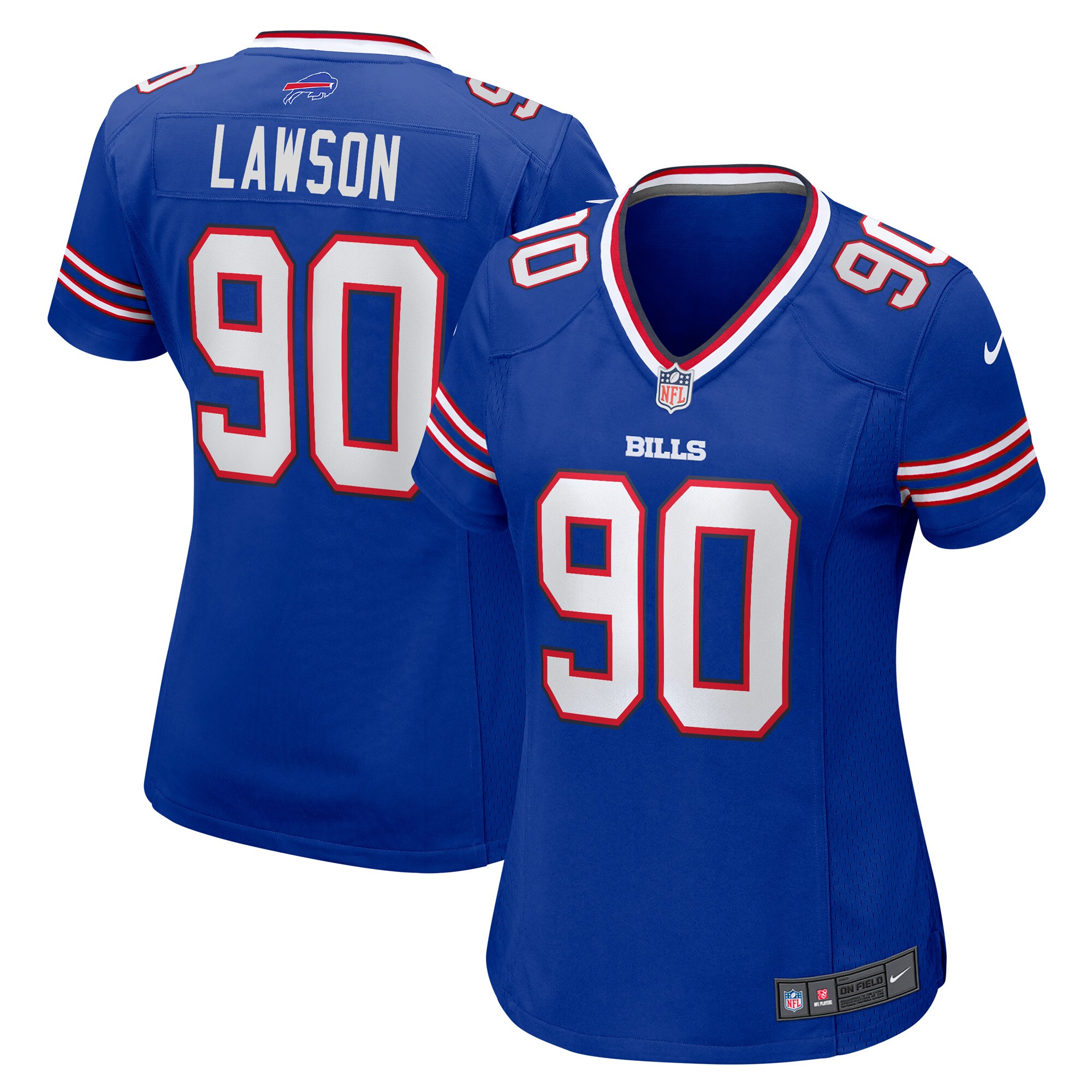 Women's Buffalo Bills Shaq Lawson Royal Game Jersey Js6131