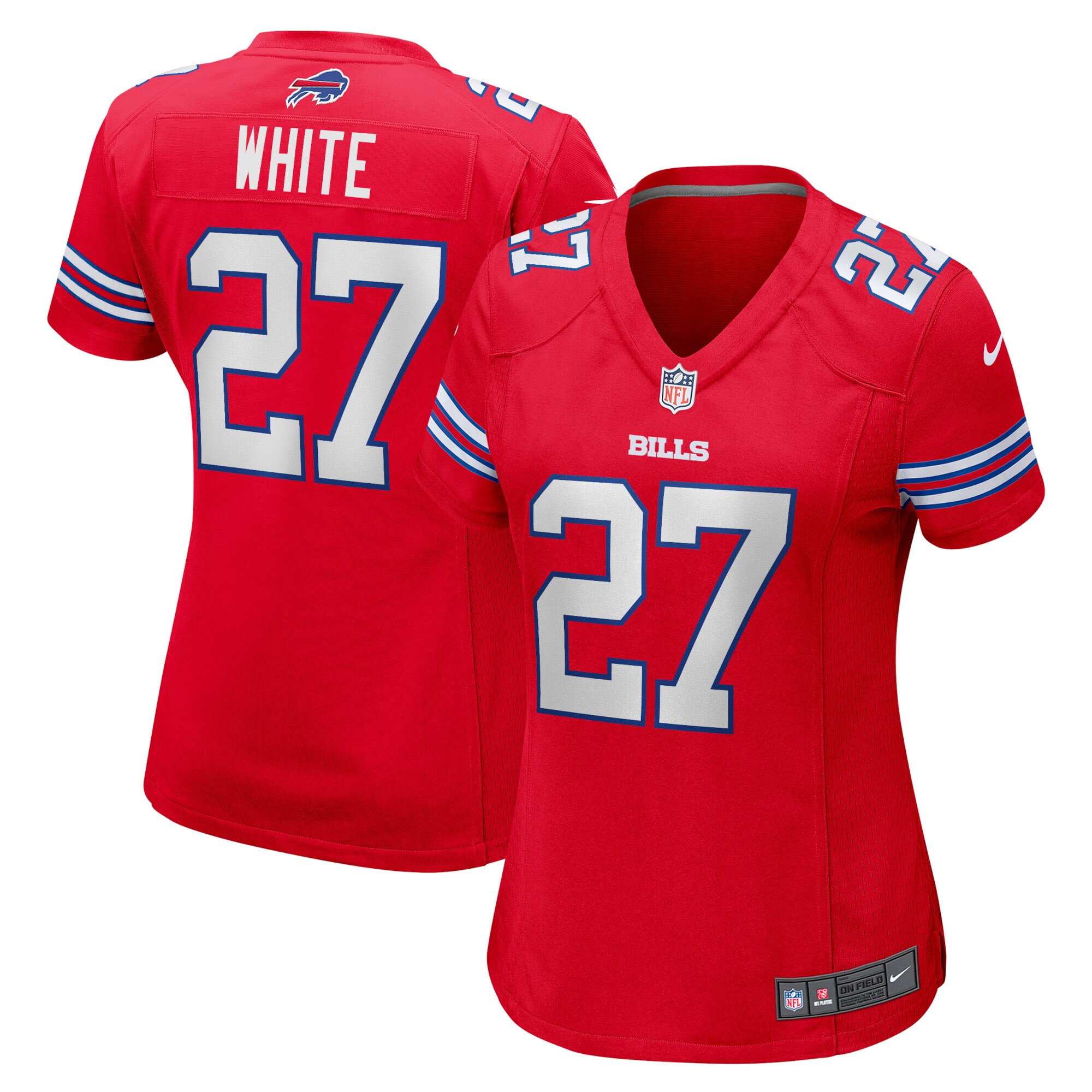 Women's Buffalo Bills Tre'davious White Red Game Player Jersey Js4913