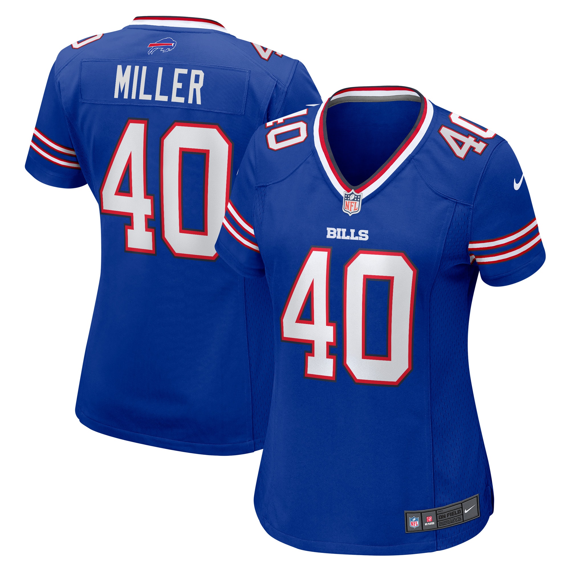 Women's Buffalo Bills Von Miller Royal Game Jersey Js6270
