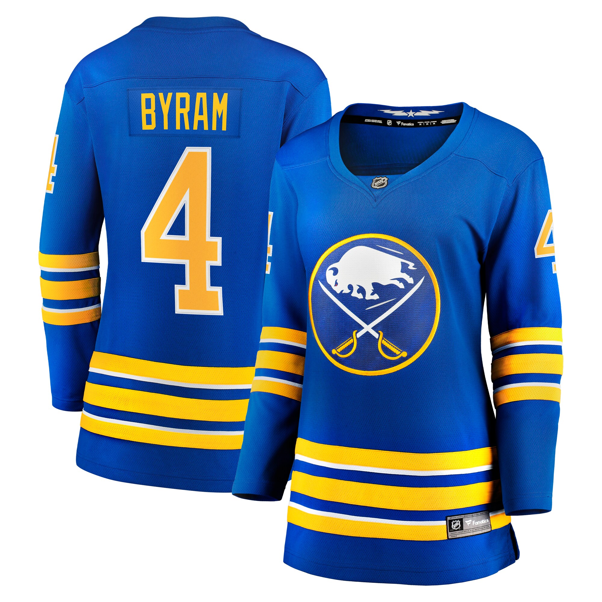 Women's Buffalo Sabres Bowen Byram Royal Home Breakaway Player Jersey