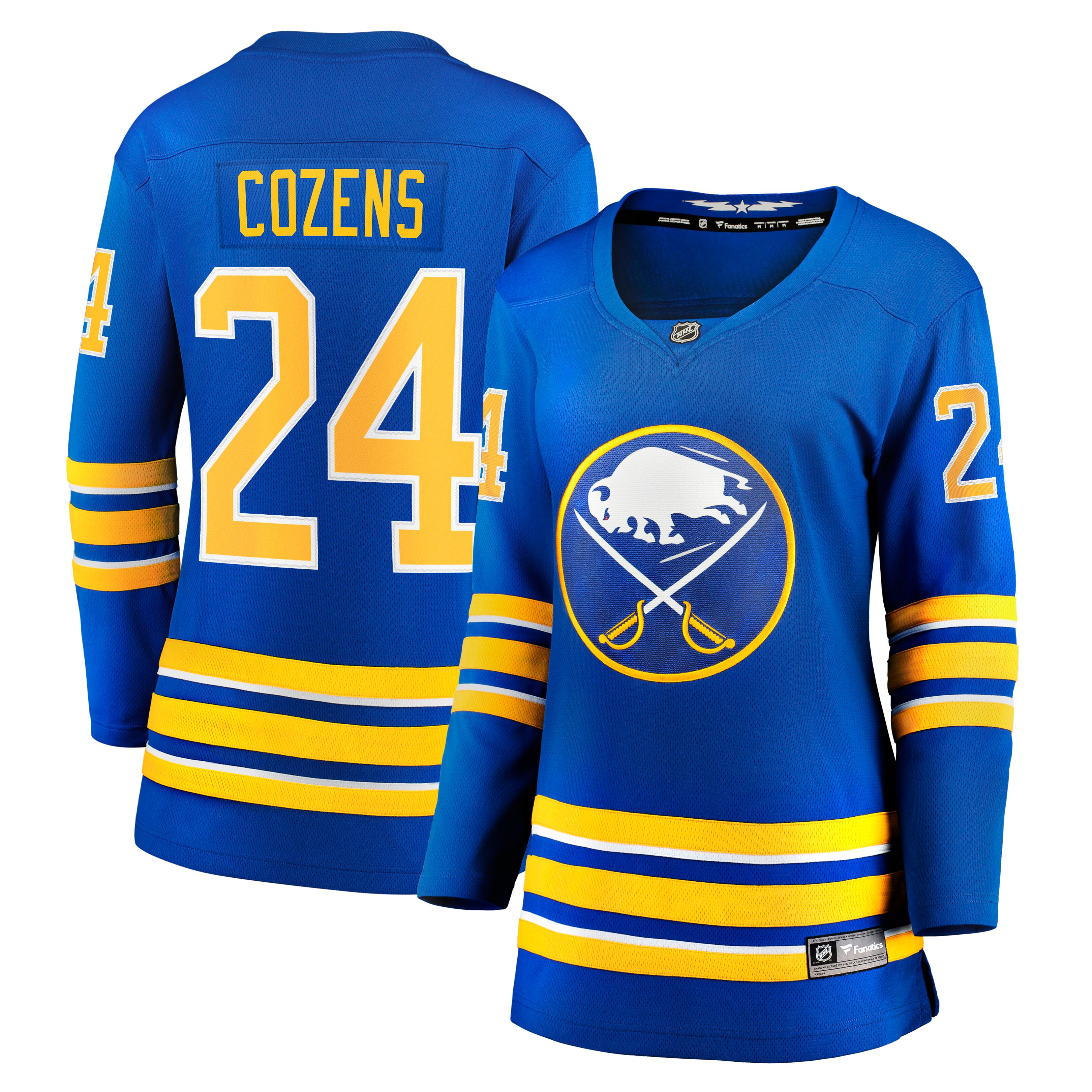 Women's Buffalo Sabres Dylan Cozens Royal Home Breakaway Player Jersey