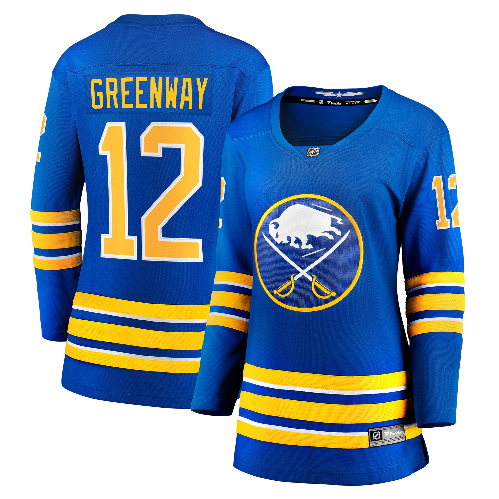 Women's Buffalo Sabres Jordan Greenway Royal Home Breakaway Jersey