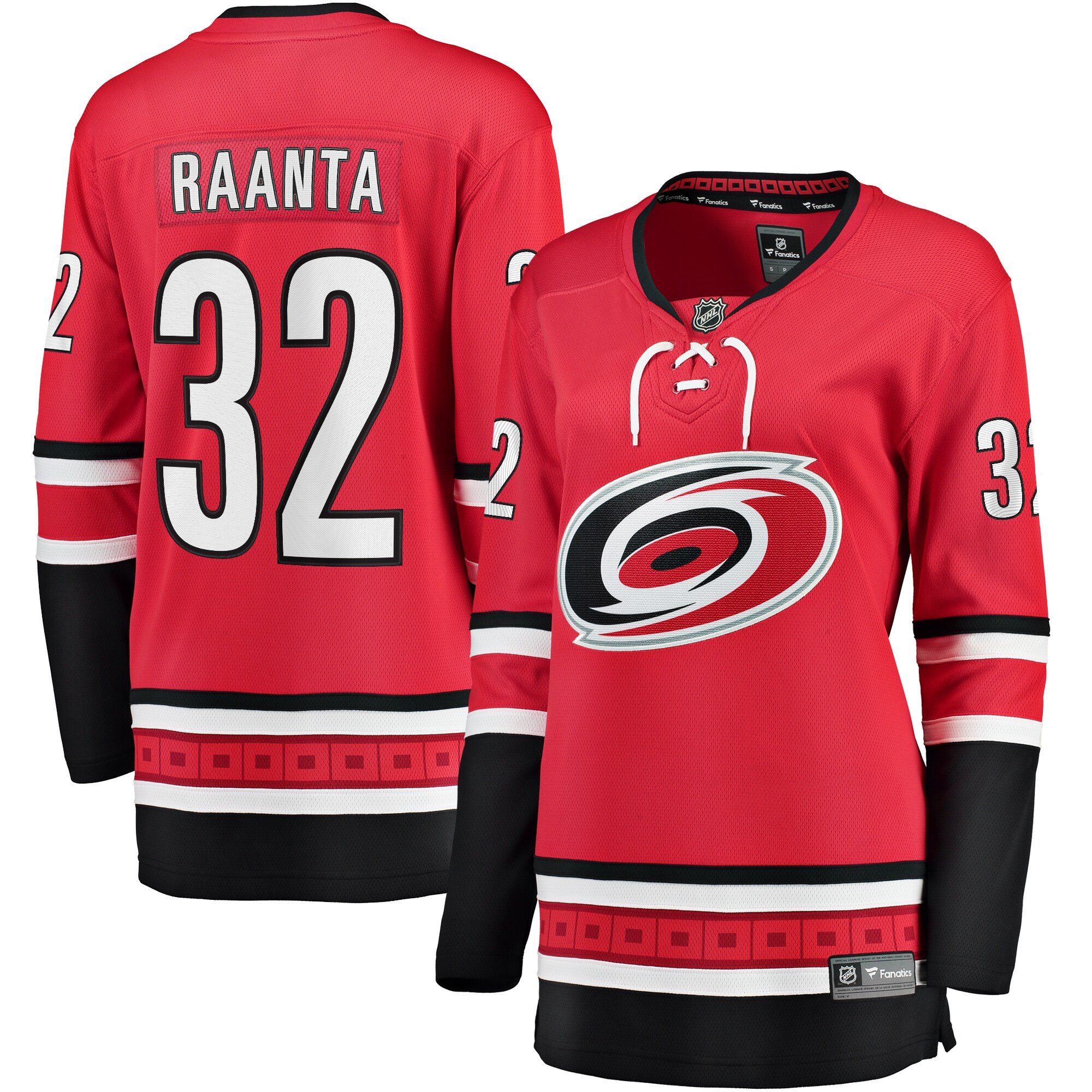 Women's Carolina Hurricanes Antti Raanta Red Alternate Breakaway Player Jersey