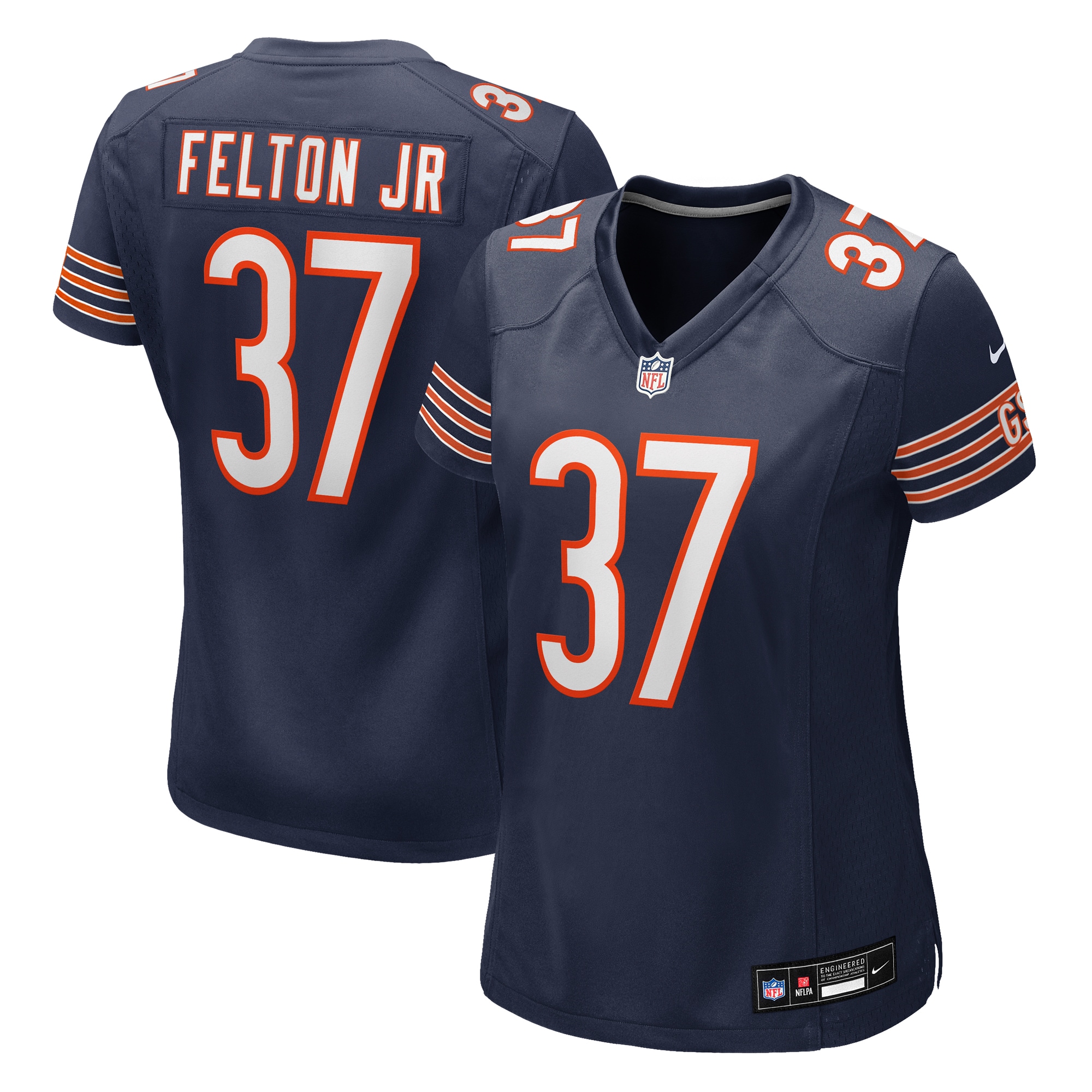 Women's Chicago Bears Demetric Felton Jr. Navy Team Game Jersey Js5269
