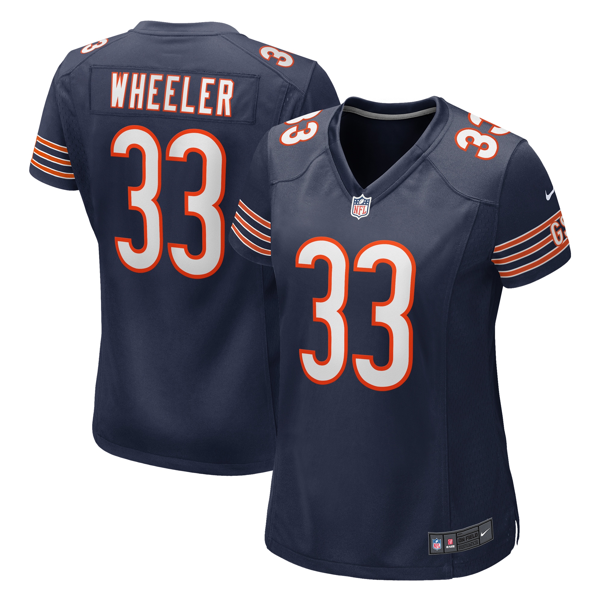 Women's Chicago Bears Ian Wheeler Navy Game Jersey Js1913