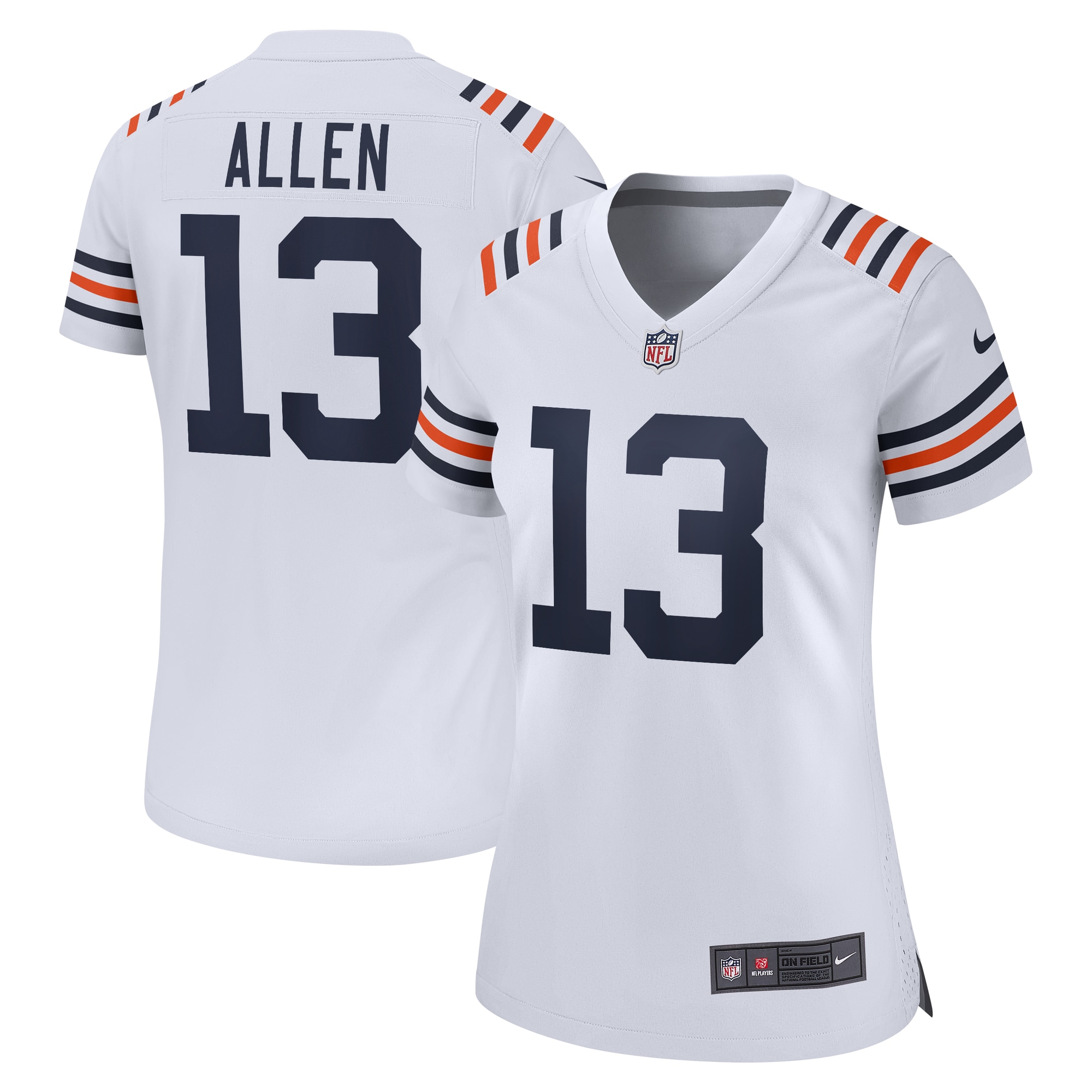 Women's Chicago Bears Keenan Allen White Alternate Game Jersey Js2450