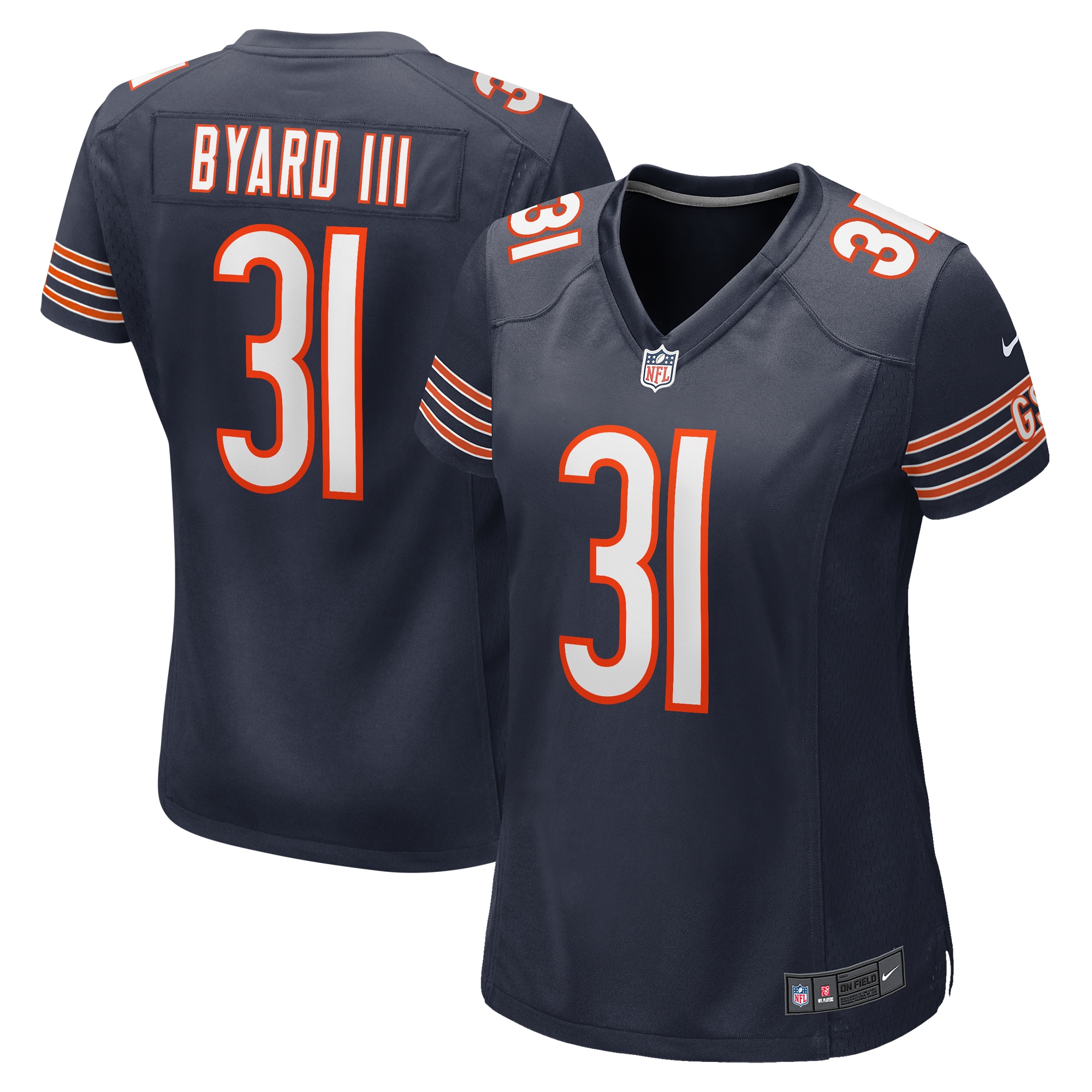 Women's Chicago Bears Kevin Byard Iii Navy Game Jersey Js1592