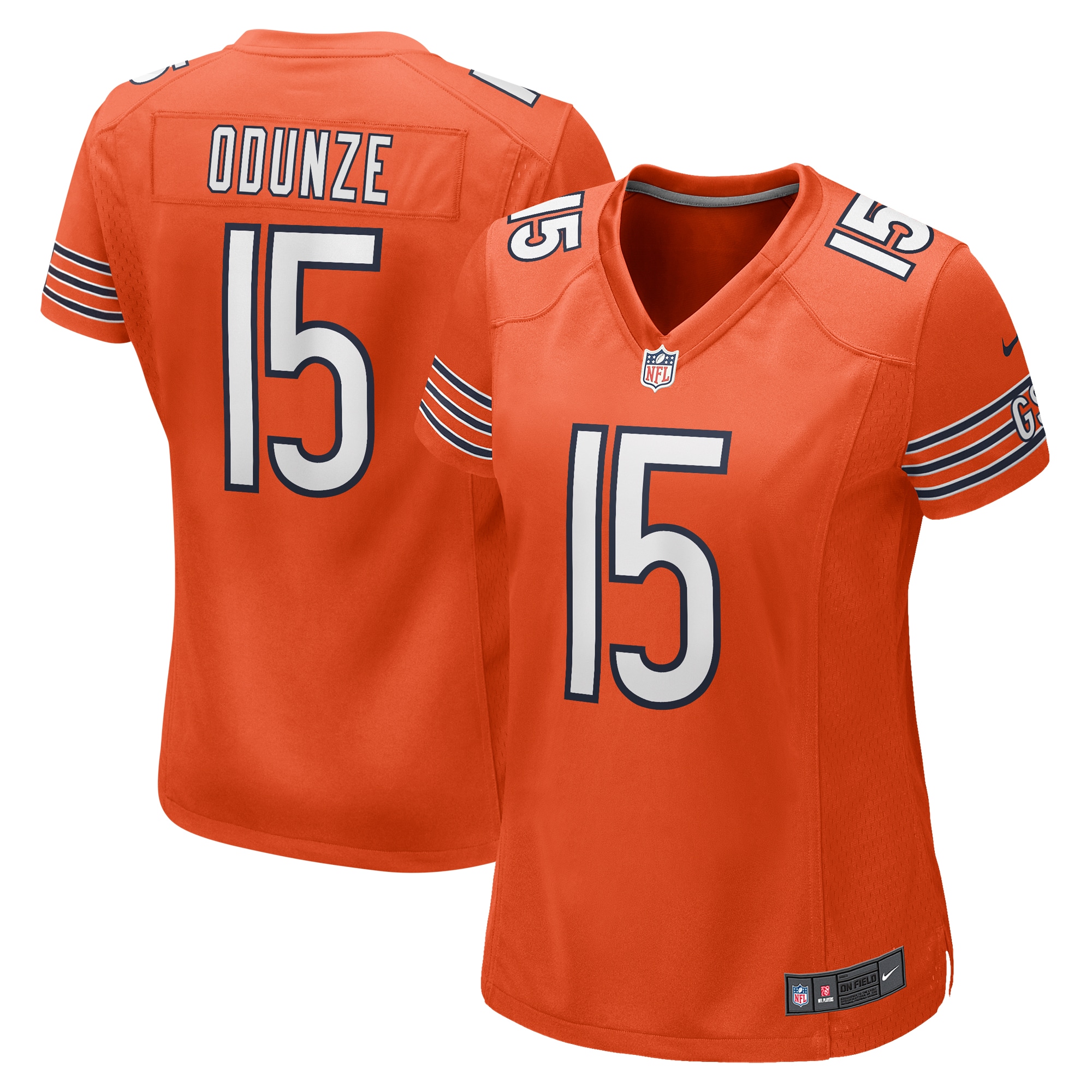 Women's Chicago Bears Rome Odunze Orange Alternate Game Jersey Js5124