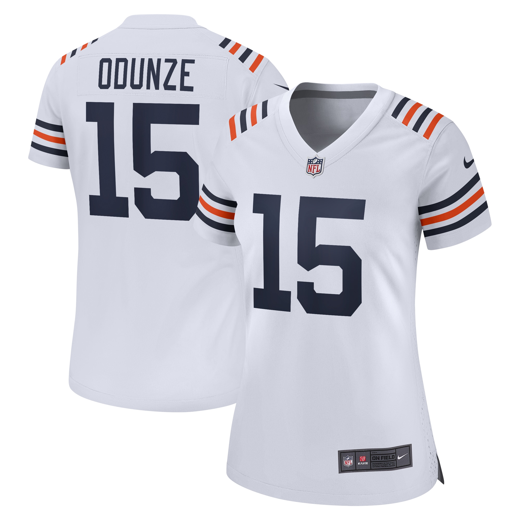 Women's Chicago Bears Rome Odunze White Alternate Game Jersey Js2813