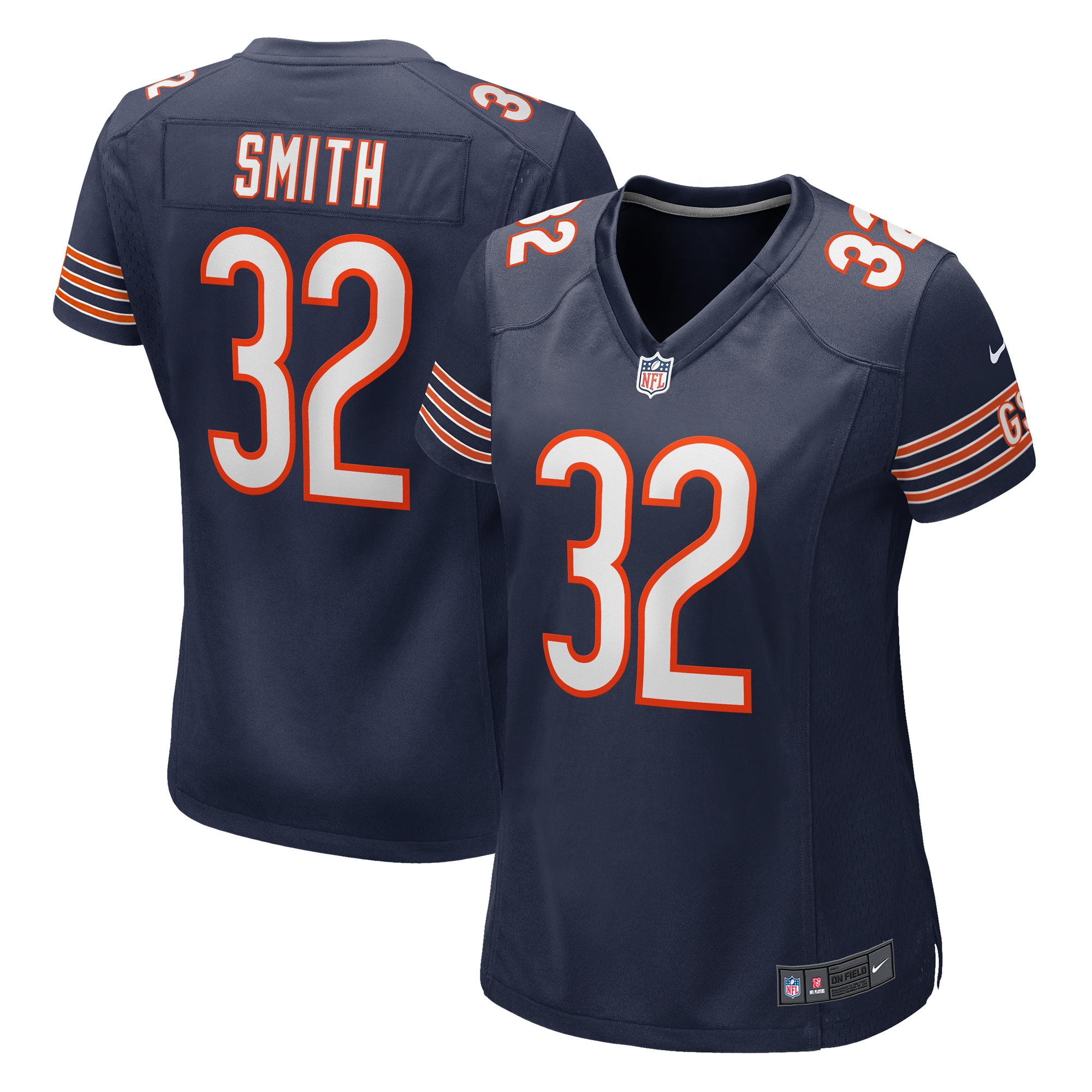 Women's Chicago Bears Terell Smith Navy Game Jersey Js4084