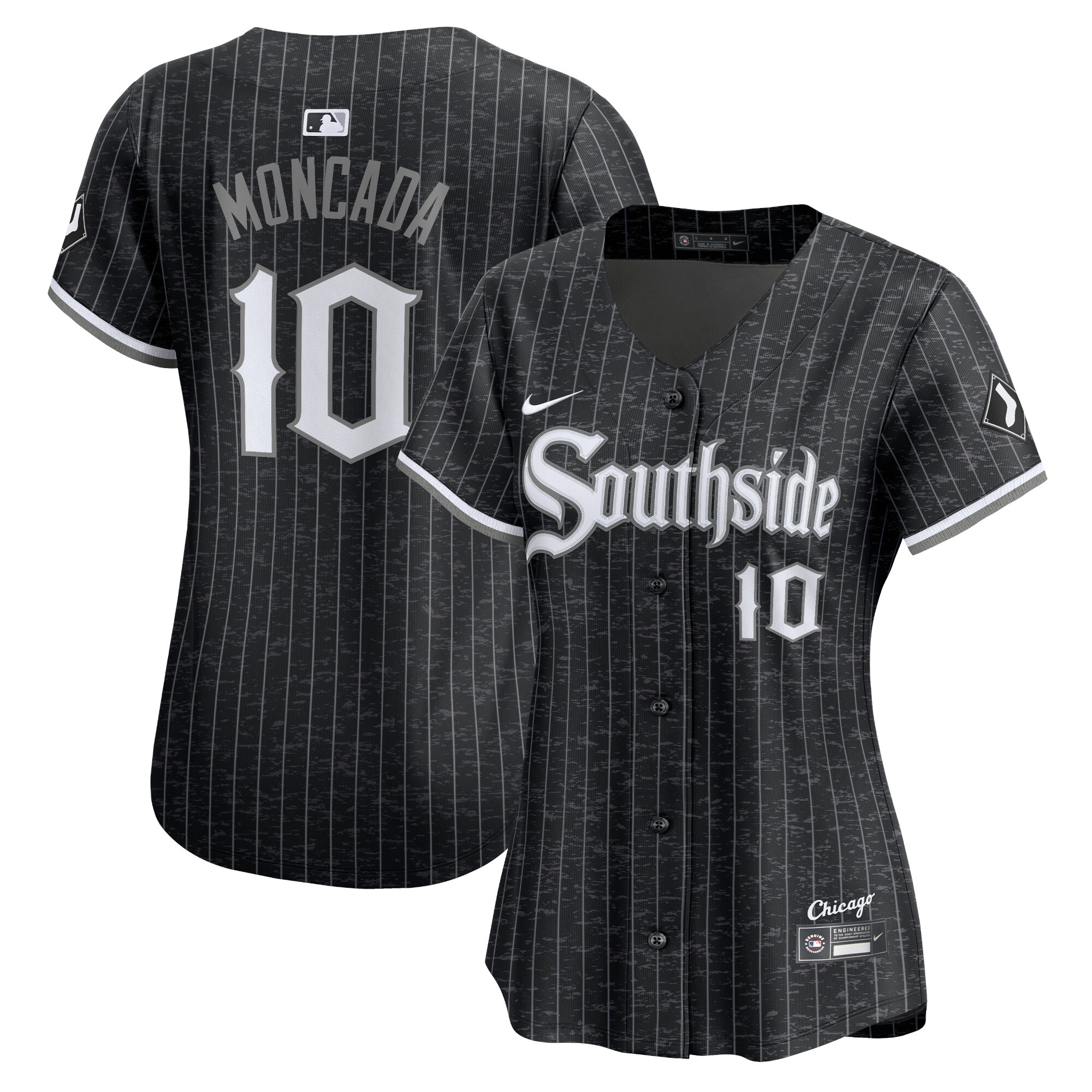 Women's Chicago White Sox Yo?n Moncada Black City Connect Limited Player Jersey