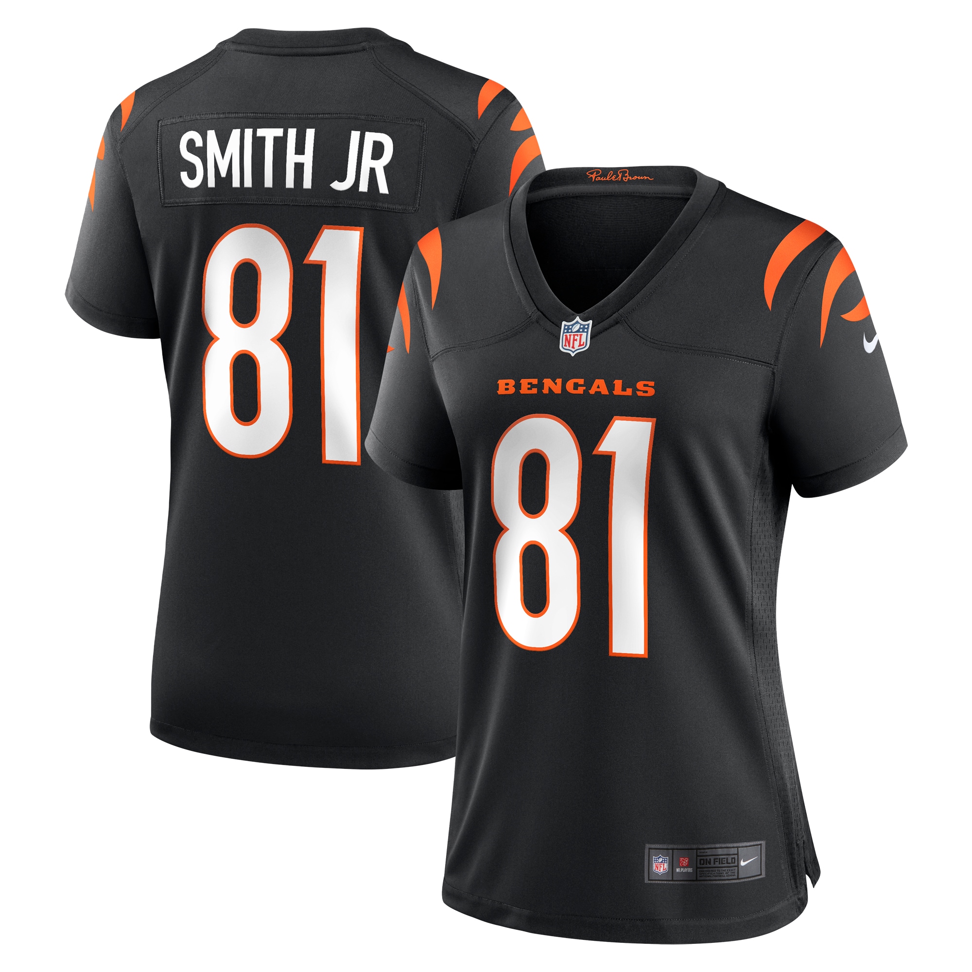 Women's Cincinnati Bengals Irv Smith Jr. Black Game Jersey Js9987