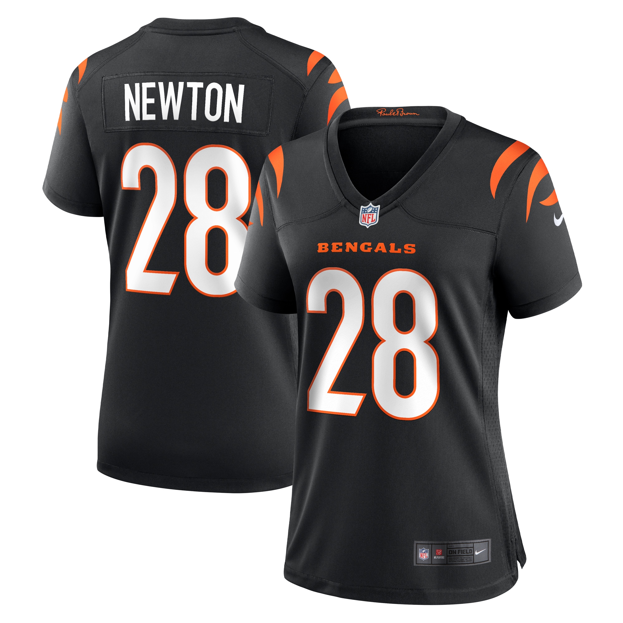 Women's Cincinnati Bengals Josh Newton Black Game Jersey Js7545
