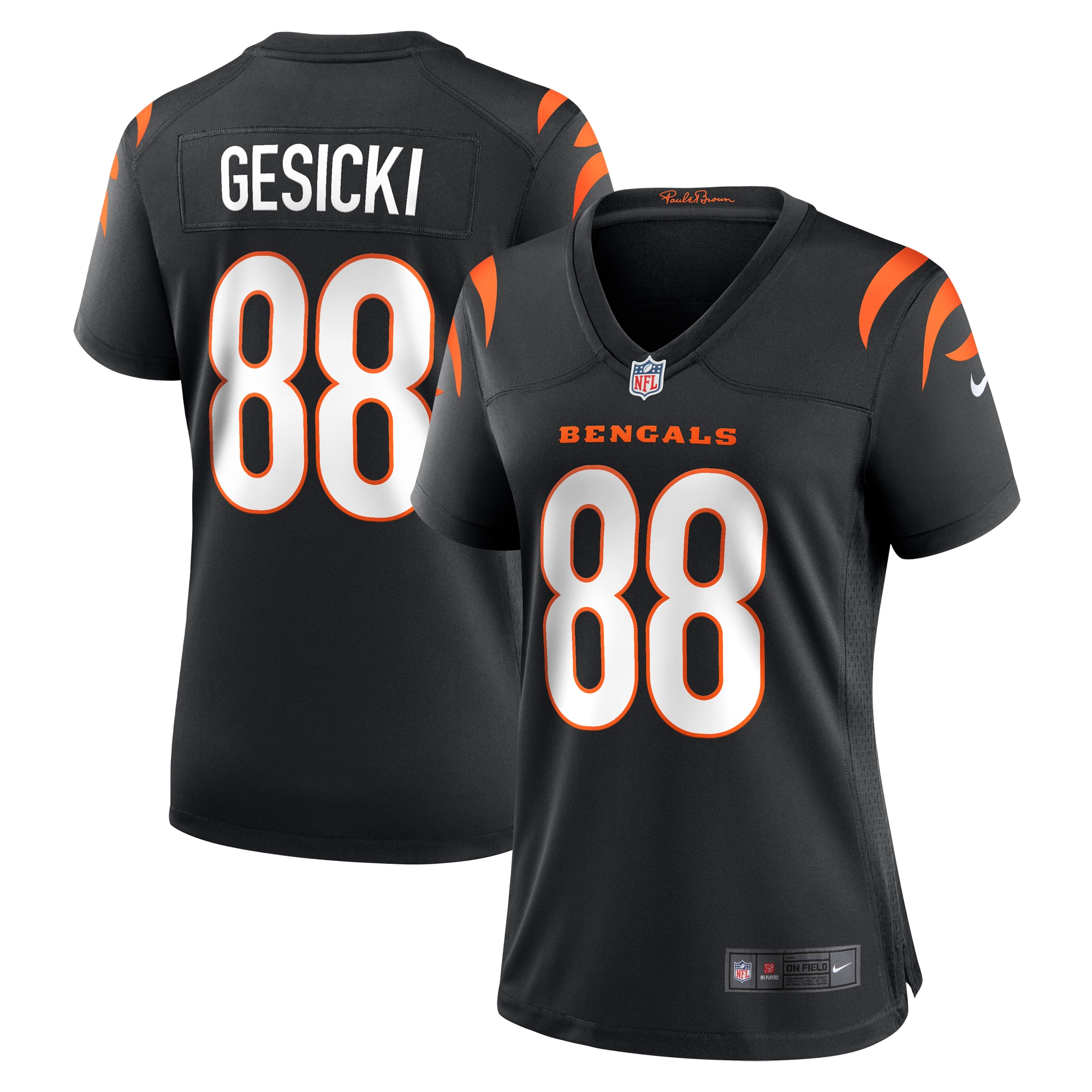 Women's Cincinnati Bengals Mike Gesicki Black Game Jersey Js5770