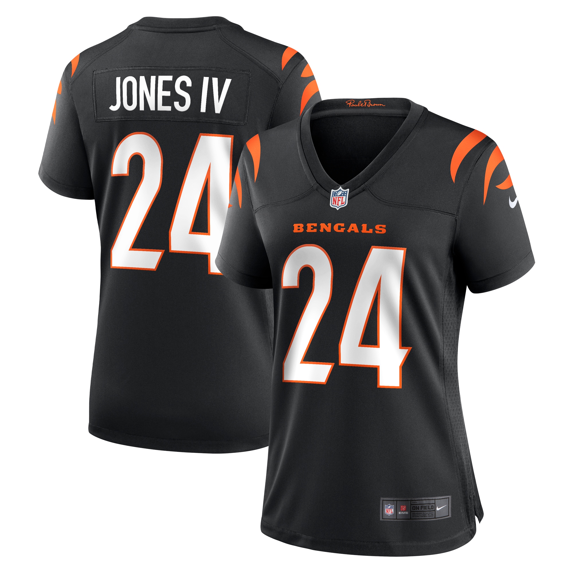 Women's Cincinnati Bengals Sidney Jones Black Game Jersey Js3003