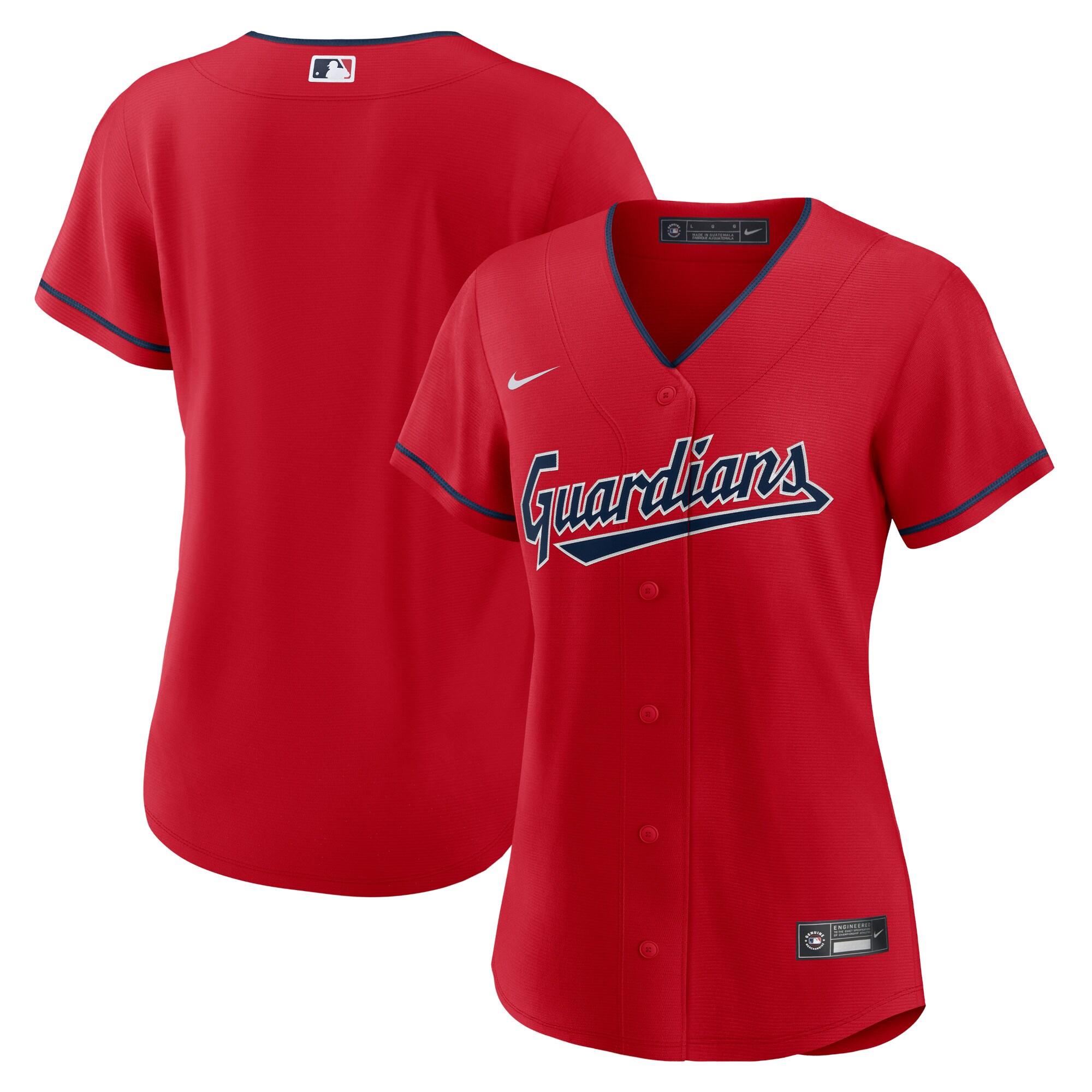 Women's Cleveland Guardians Red Alternate Team Jersey