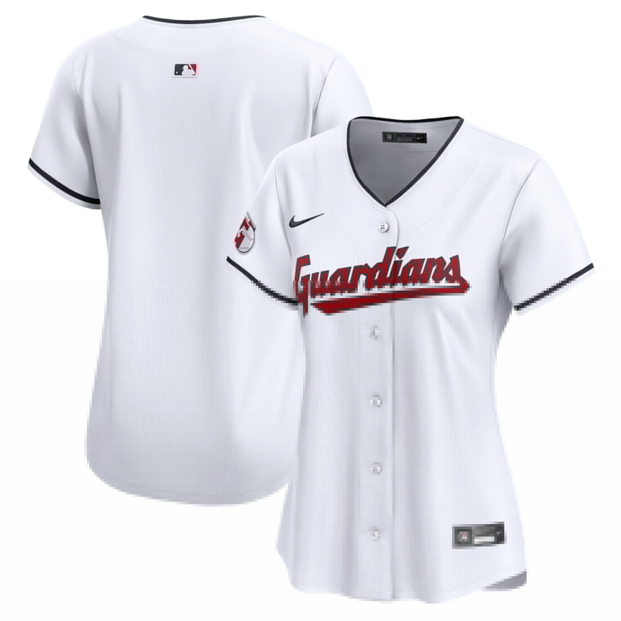 Women's Cleveland Guardians White Home Limited Jersey
