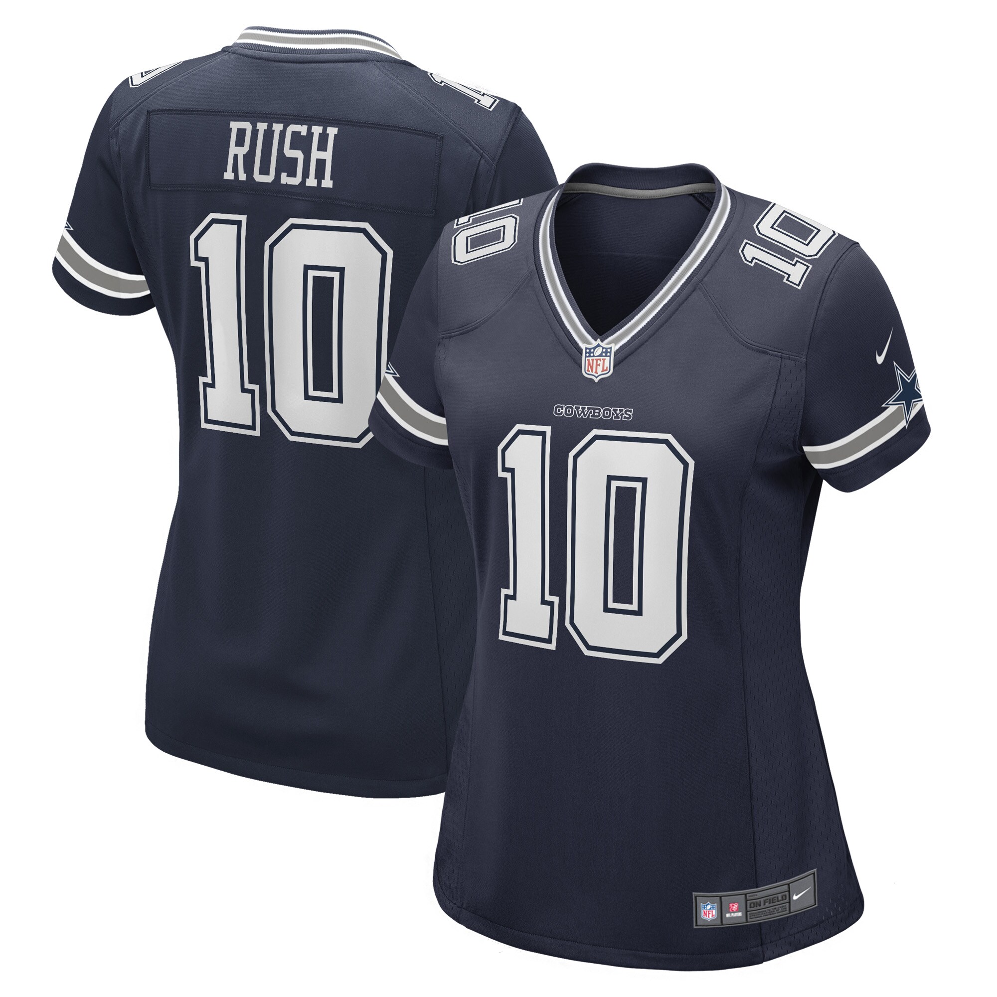 Women's Dallas Cowboys Cooper Rush Navy Game Player Jersey Js6477