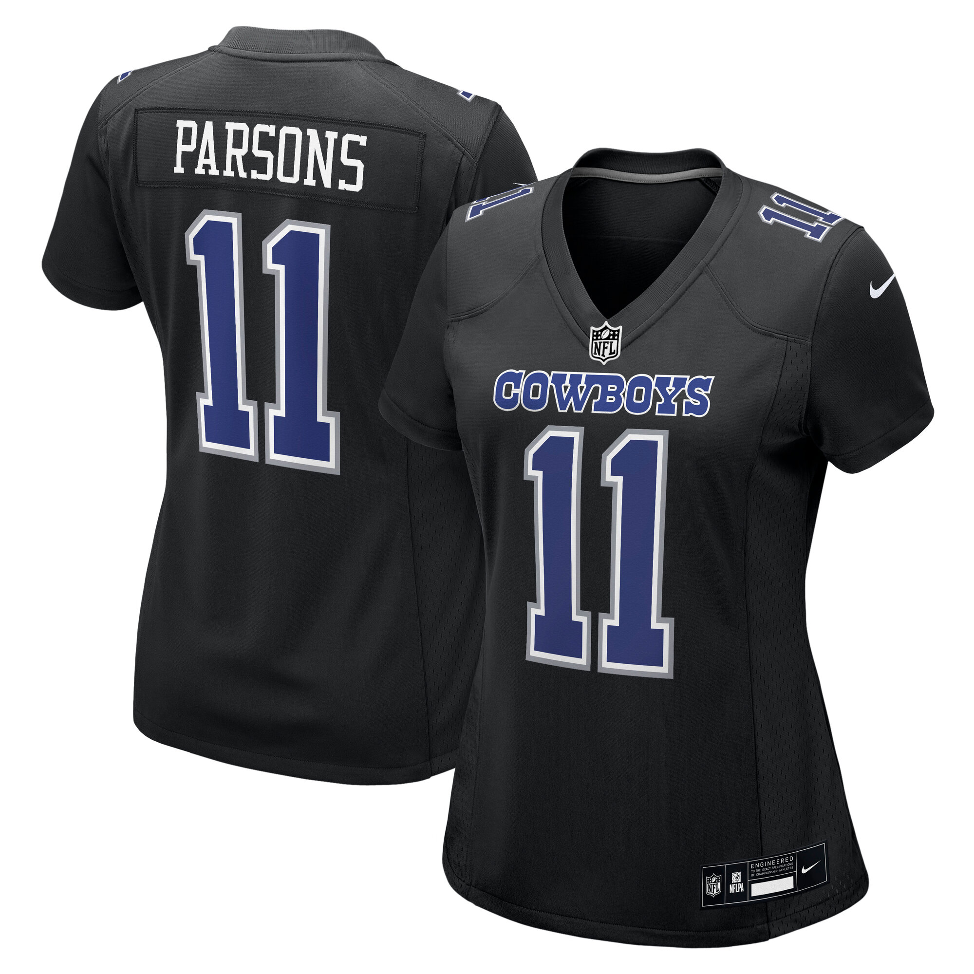 Women's Dallas Cowboys Micah Parsons Carbon Black Fashion Game Jersey Js2690