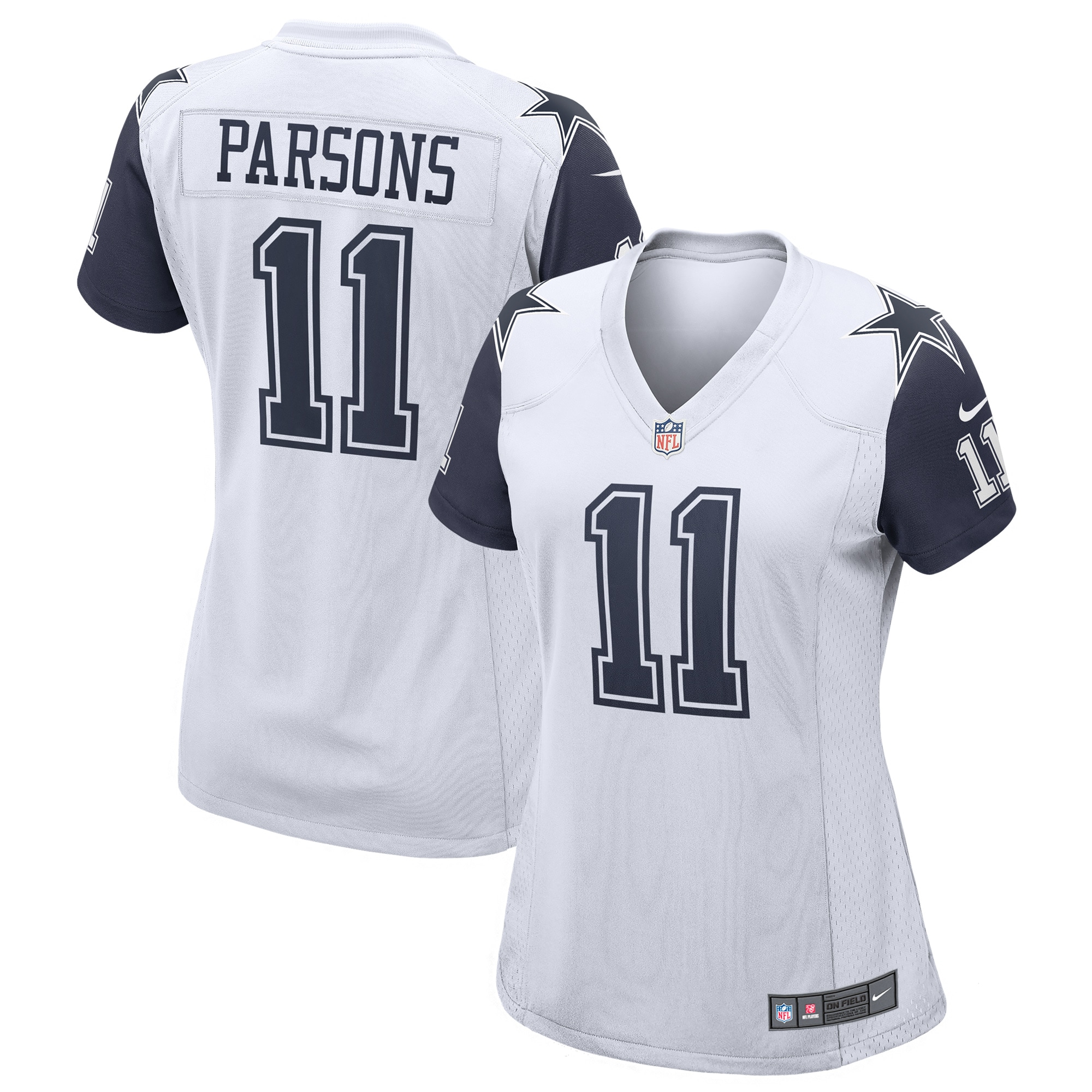 Women's Dallas Cowboys Micah Parsons White Alternate Game Jersey Js4048