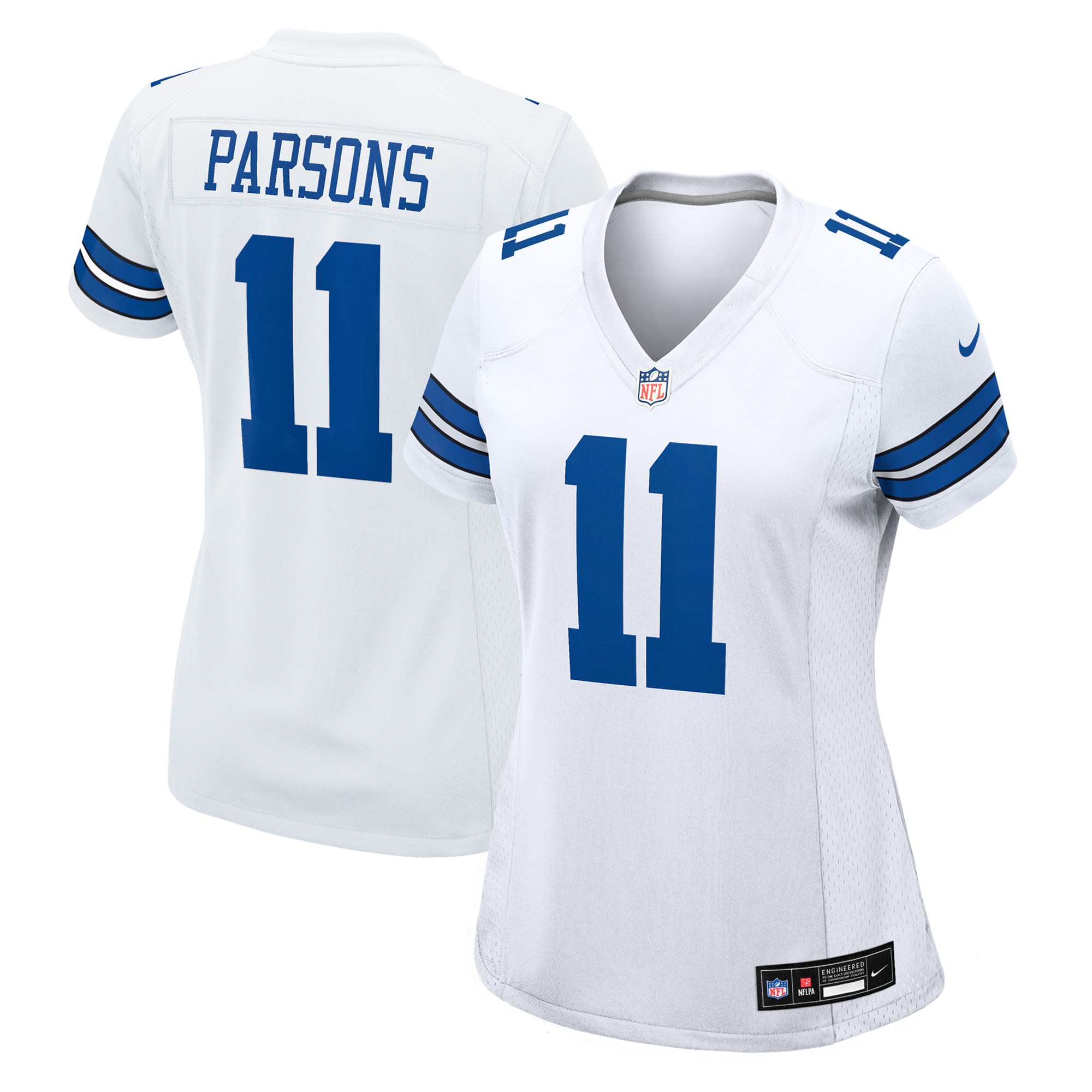 Women's Dallas Cowboys Micah Parsons White Game Player Jersey Js2521