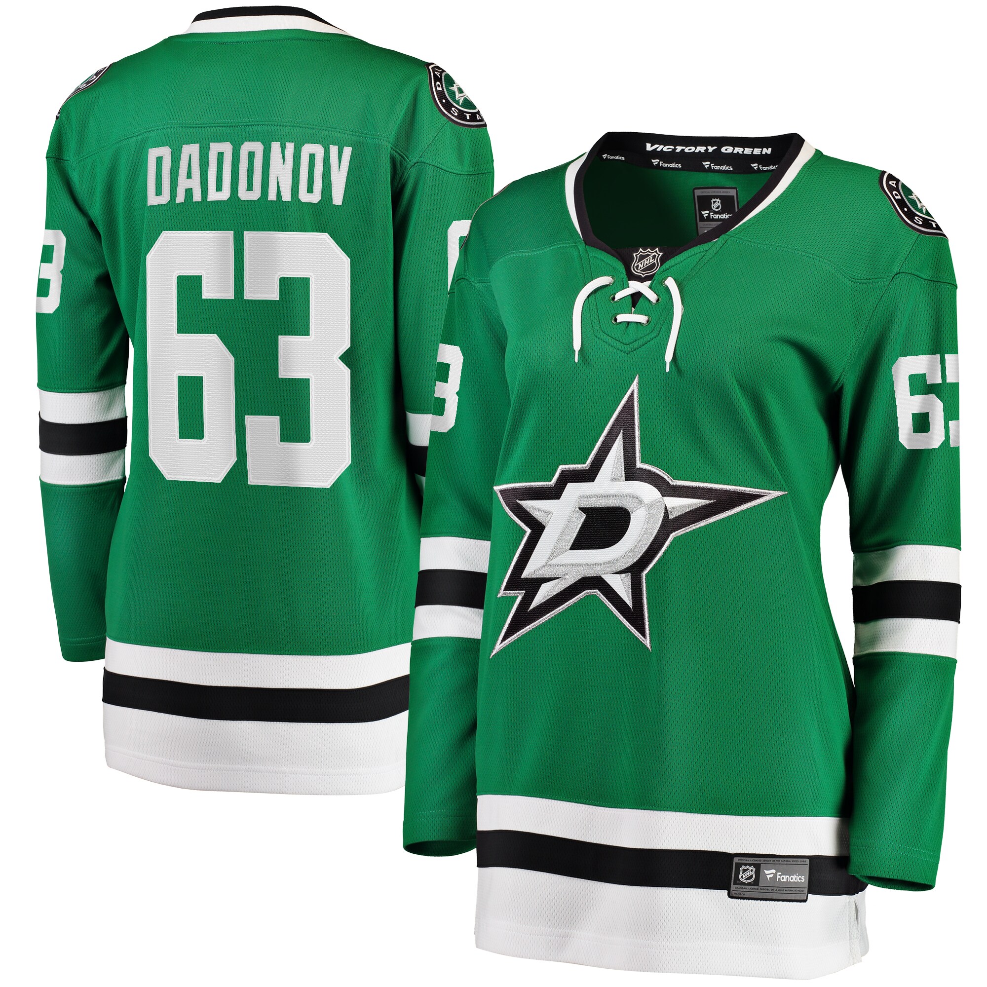 Women's Dallas Stars Evgenii Dadonov Green Home Breakaway Jersey