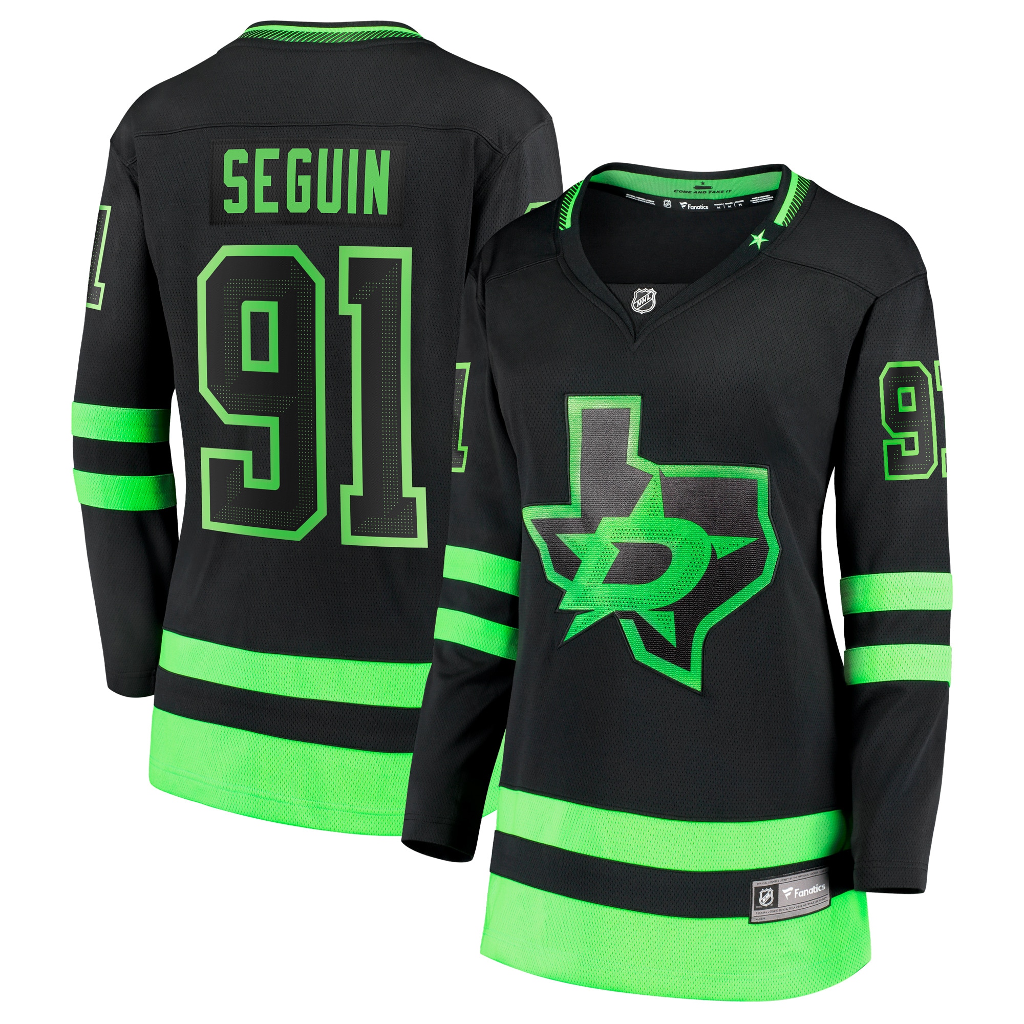 Women's Dallas Stars Tyler Seguin Black Alternate Premier Breakaway Player Jersey