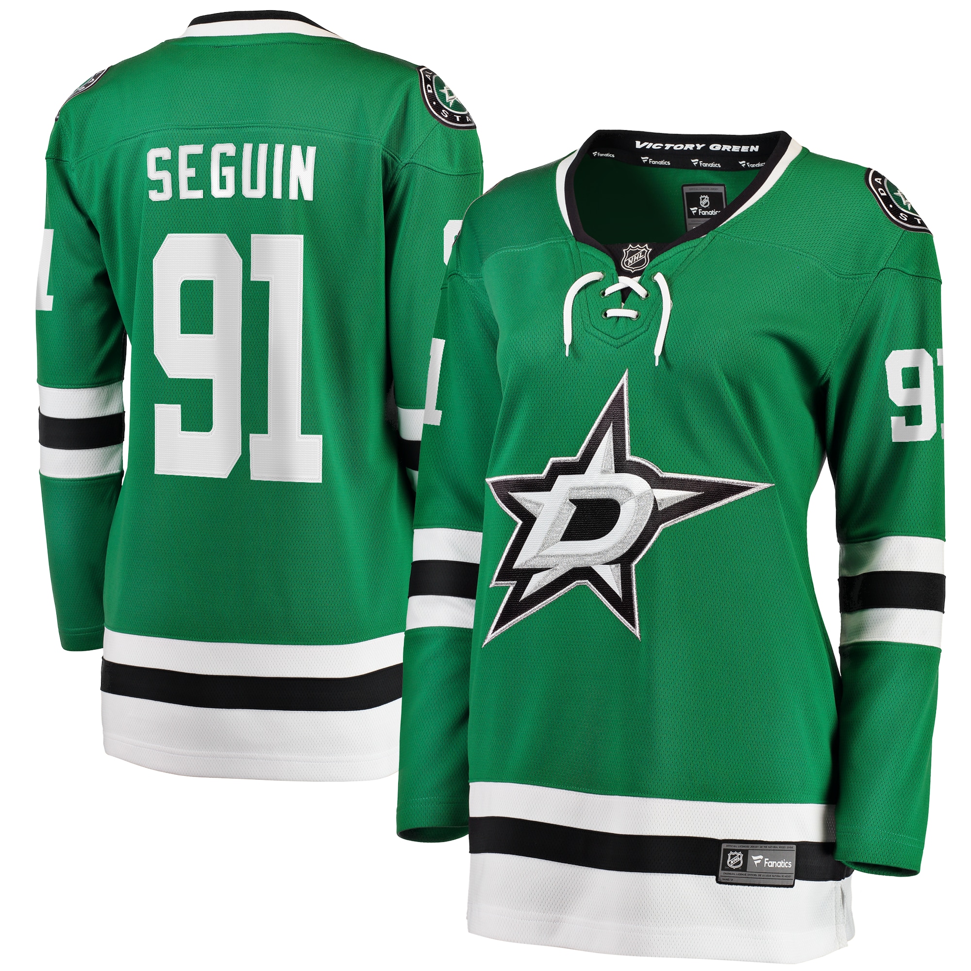 Women's Dallas Stars Tyler Seguin Kelly Green Home Breakaway Player Jersey