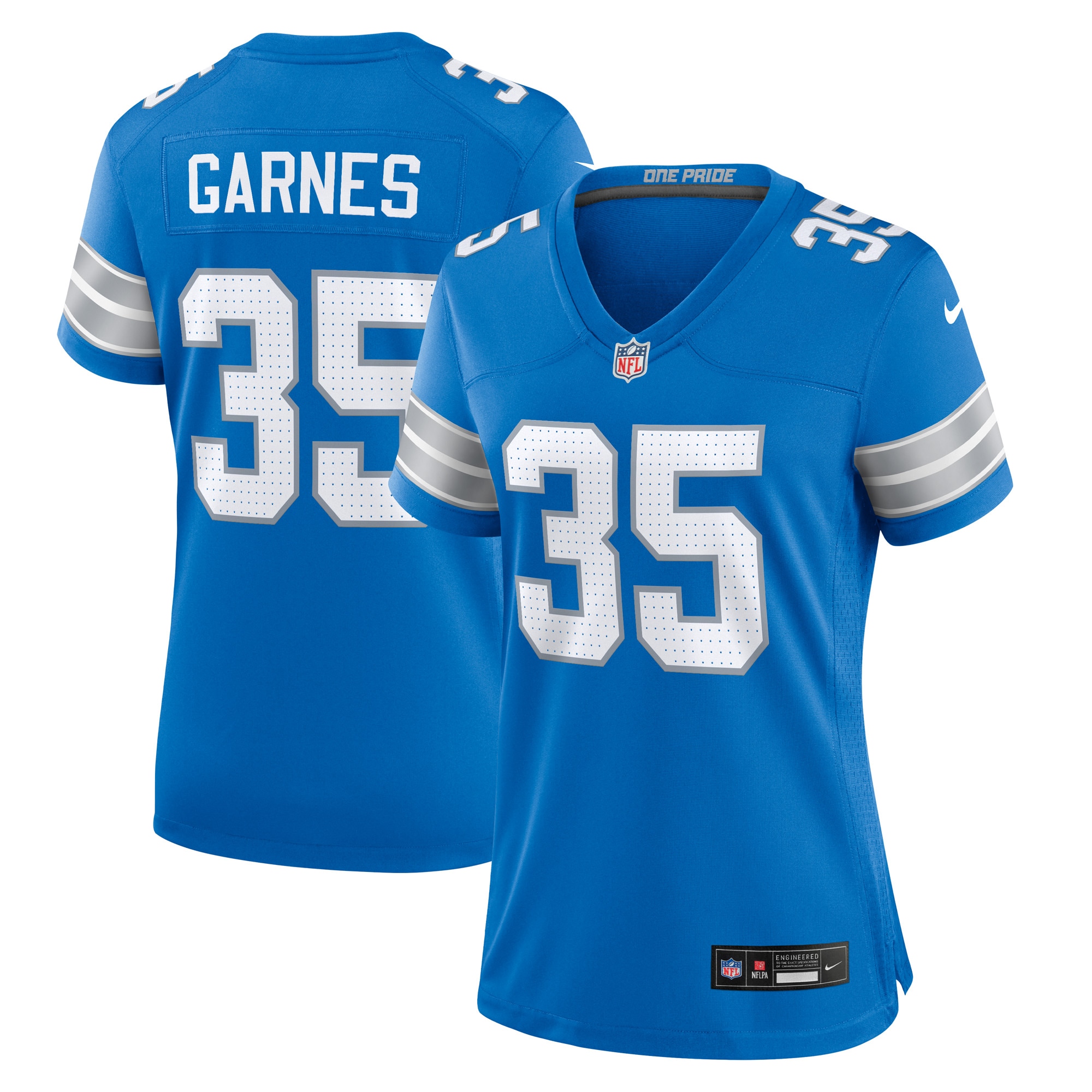 Women's Detroit Lions Chelen Garnes Blue Game Jersey Js7949