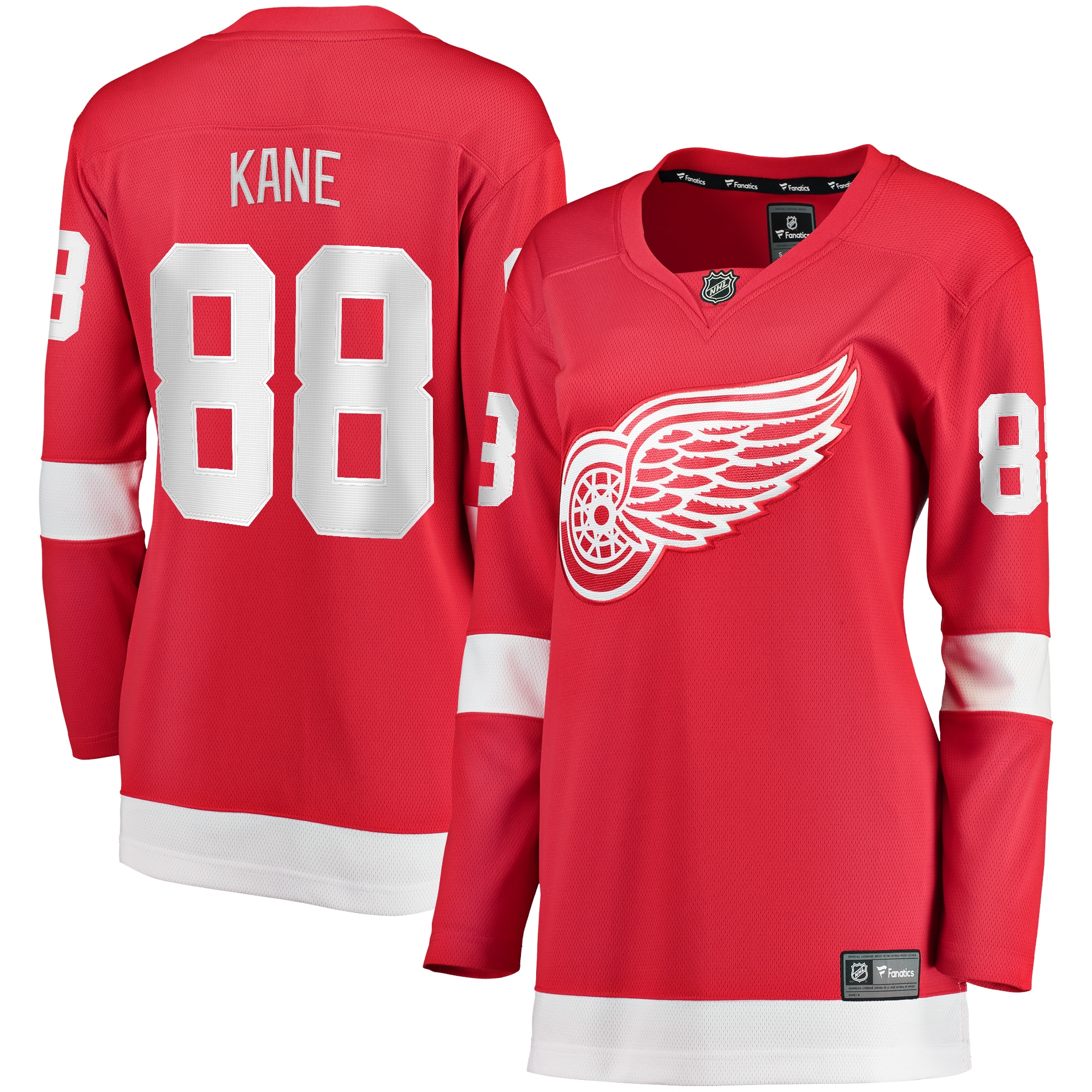 Women's Detroit Red Wings Patrick Kane Red Home Breakaway Player Jersey