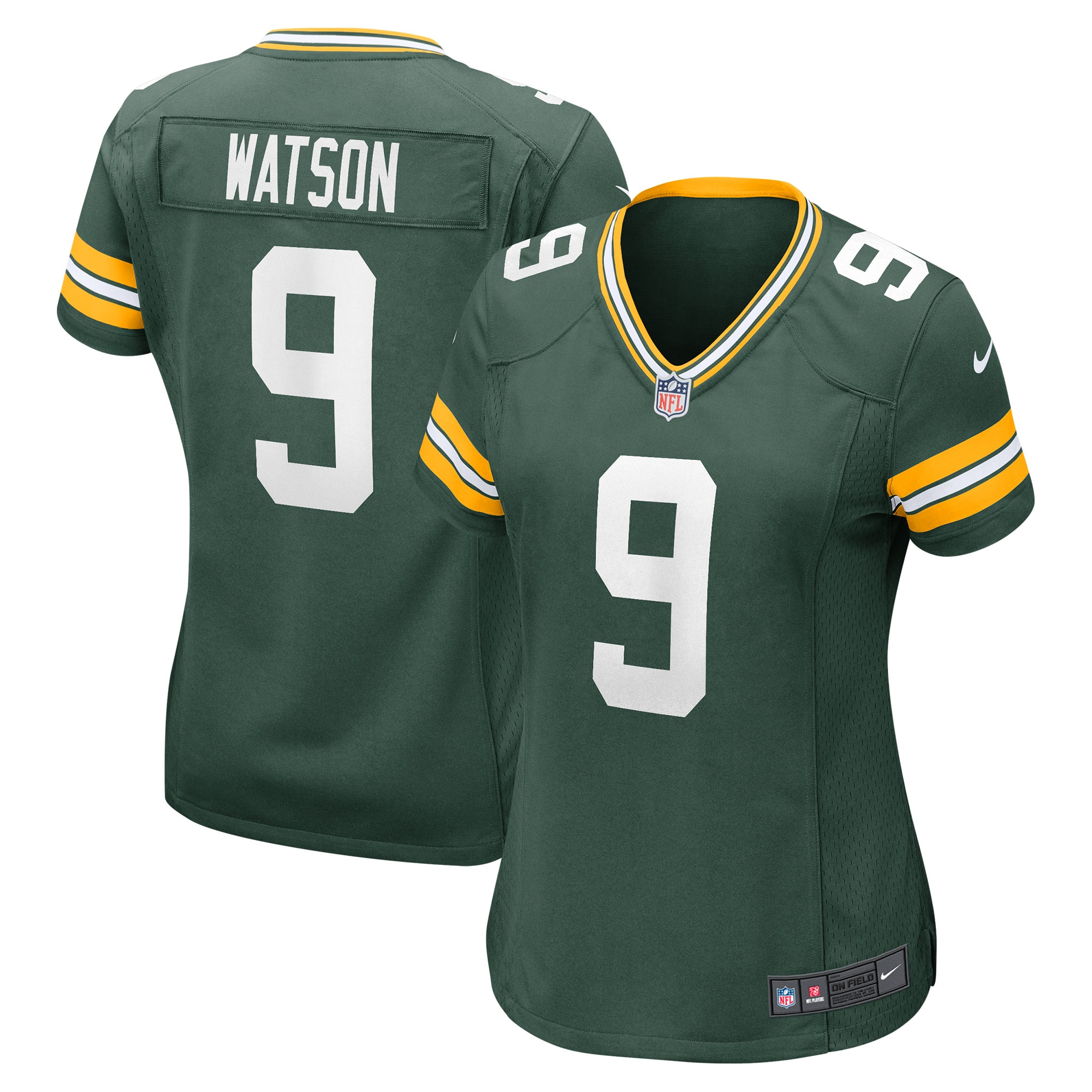 Women's Green Bay Packers Christian Watson Green Player Game Jersey Js5825