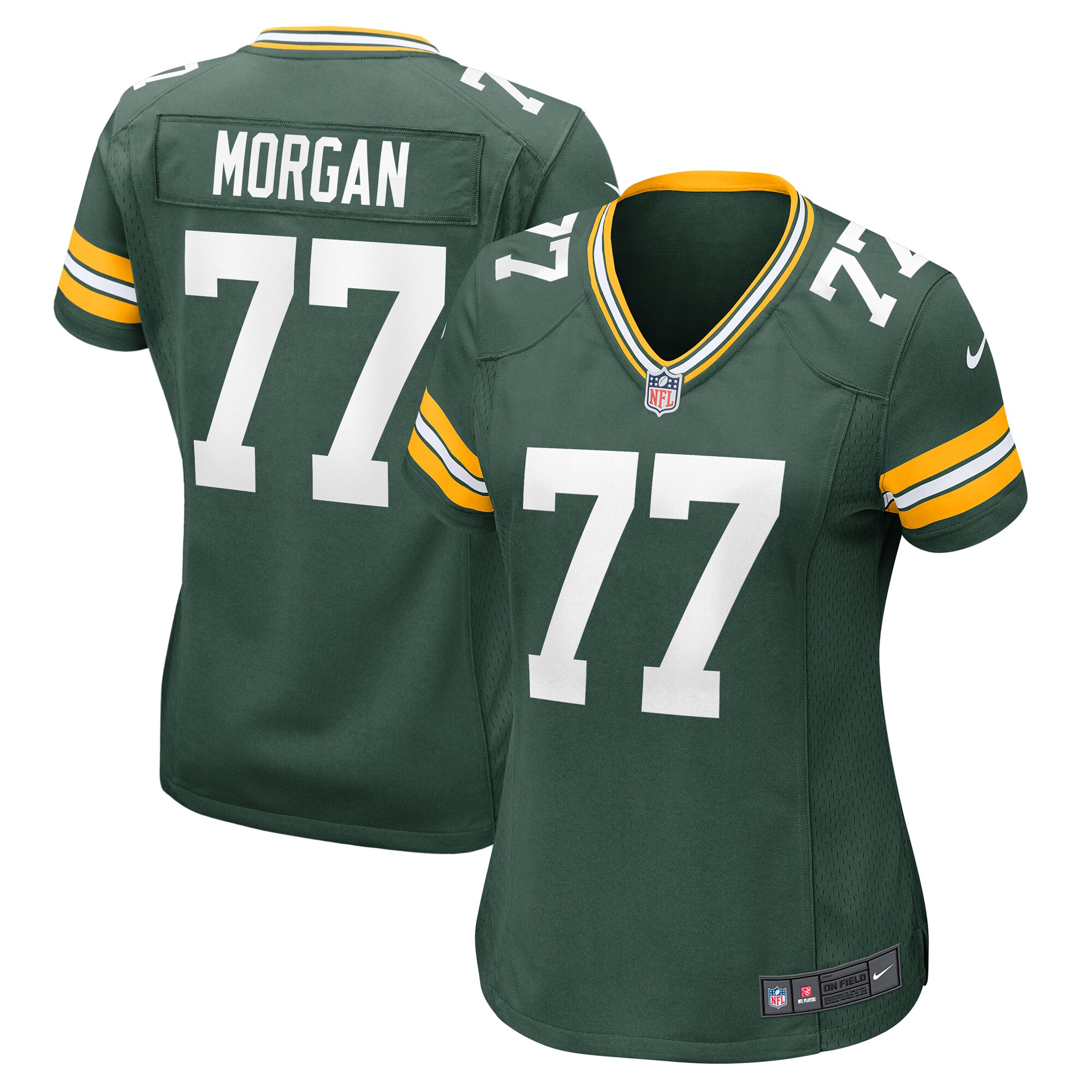 Women's Green Bay Packers Morgan Green Game Jersey Js4816