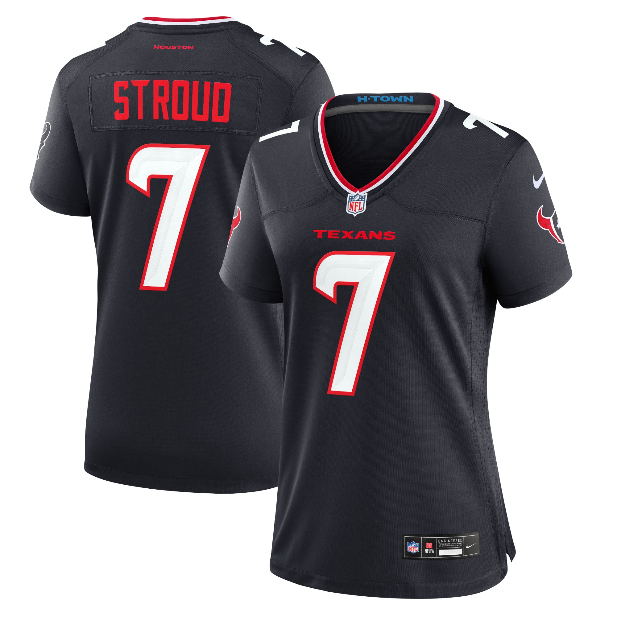 Women's Houston Texans C.j. Stroud Navy Game Jersey Js2507