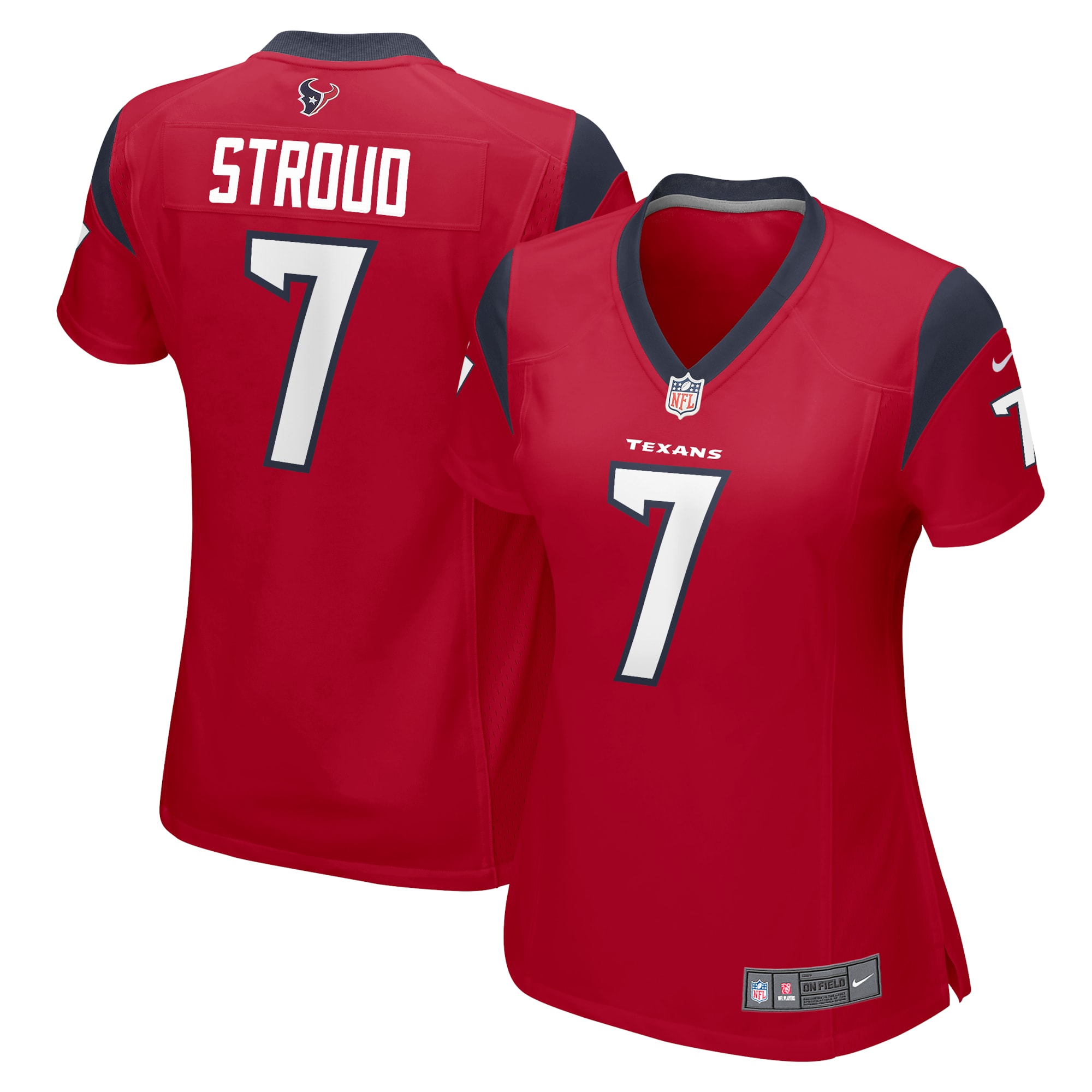 Women's Houston Texans C.j. Stroud Red Game Jersey Js7332