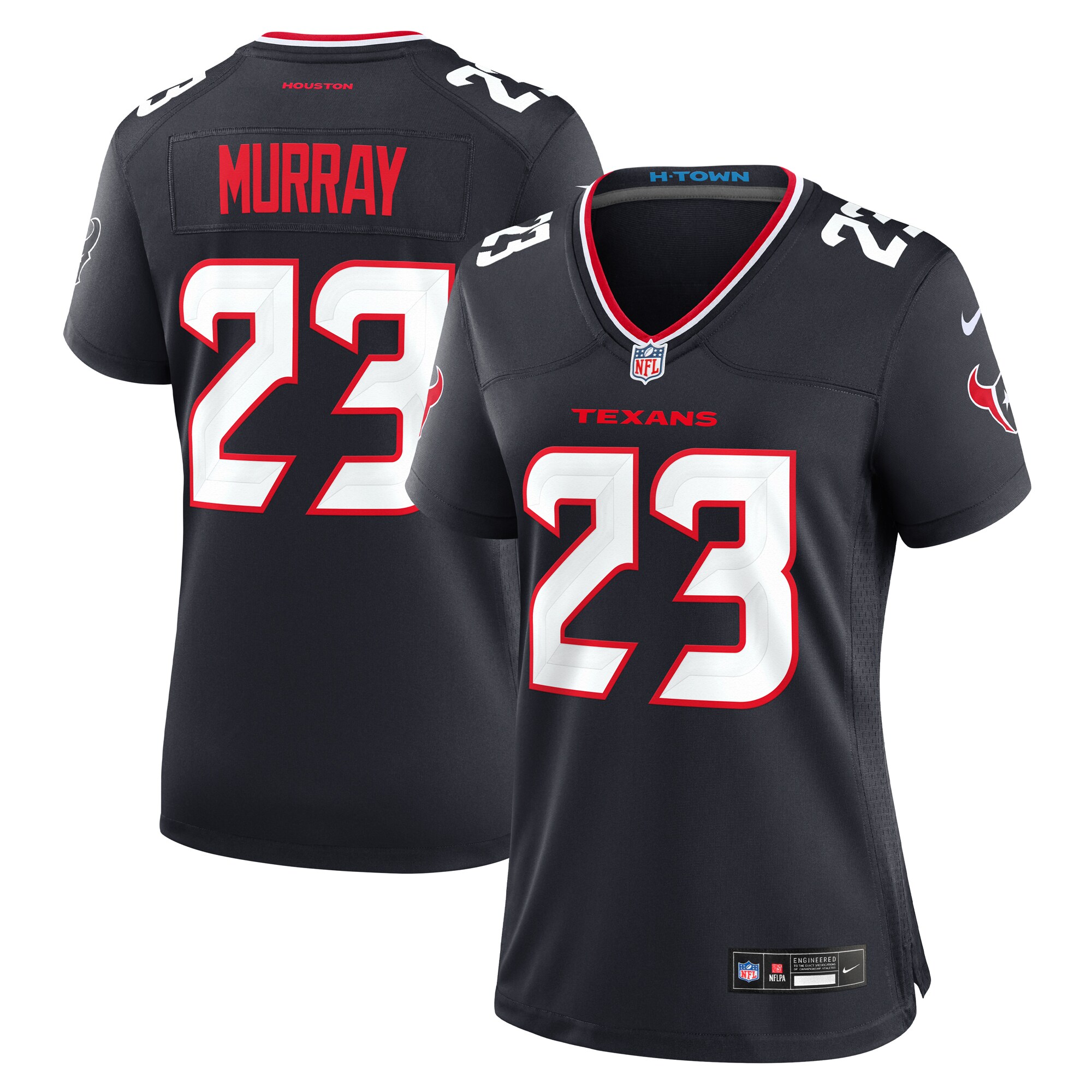 Women's Houston Texans Eric Murray Navy Team Game Jersey Js1839