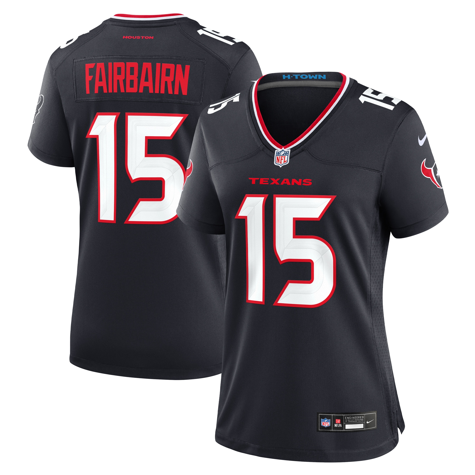 Women's Houston Texans Ka'imi Fairbairn Navy Team Game Jersey Js2613
